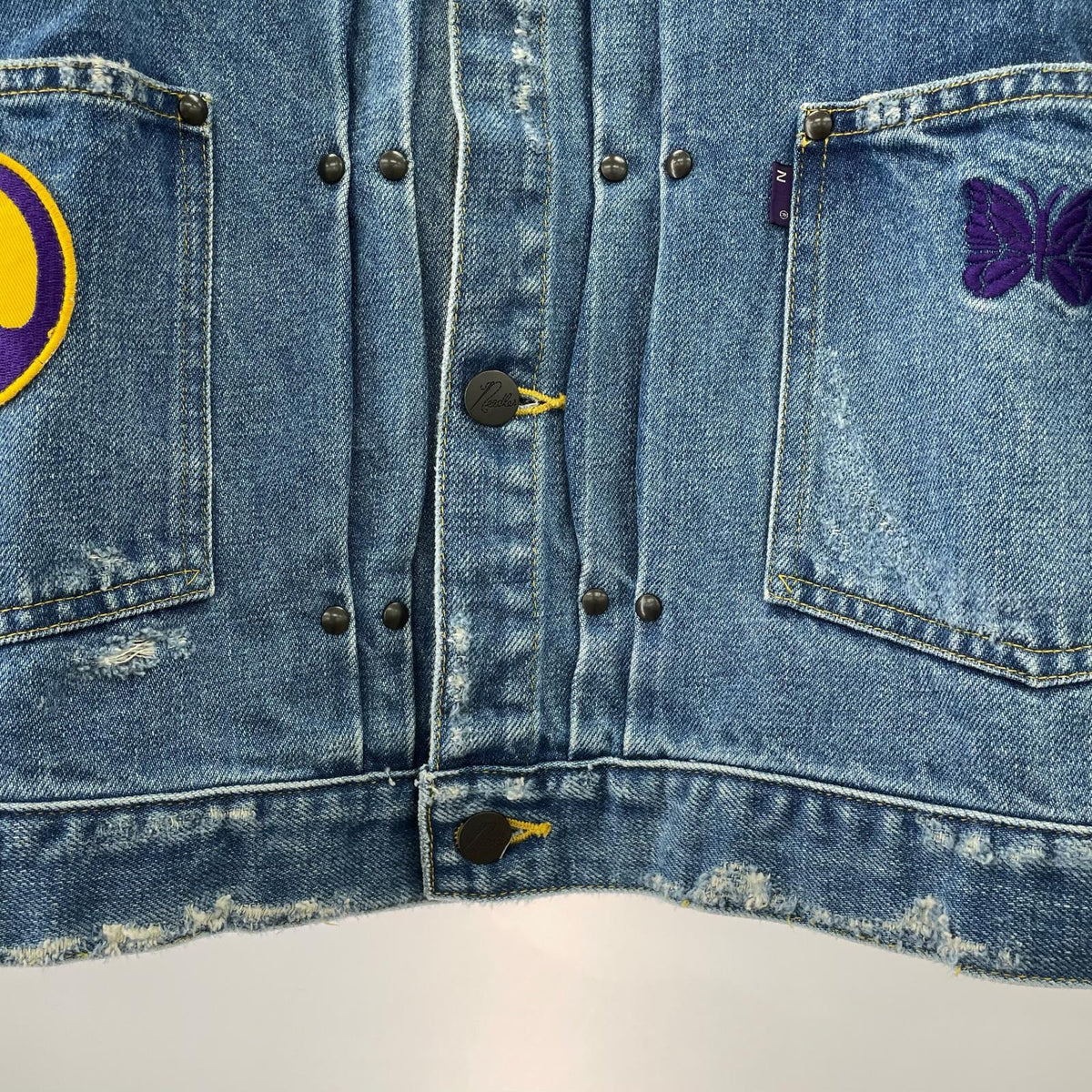 デニムジャケット Assorted Patches Jean Jacket S KP137 S