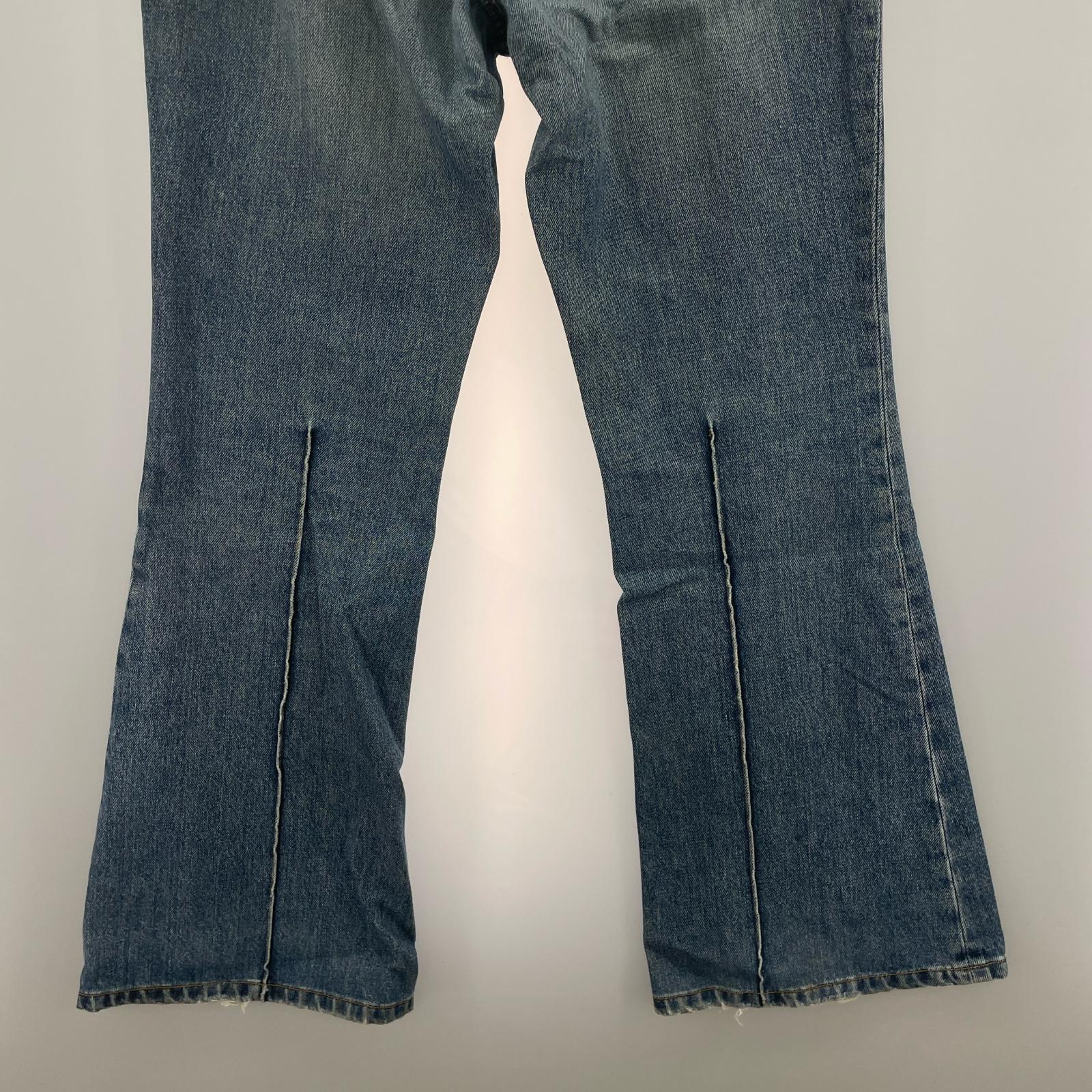 デニムパンツ デニムフレアパンツ Ｗ32 46