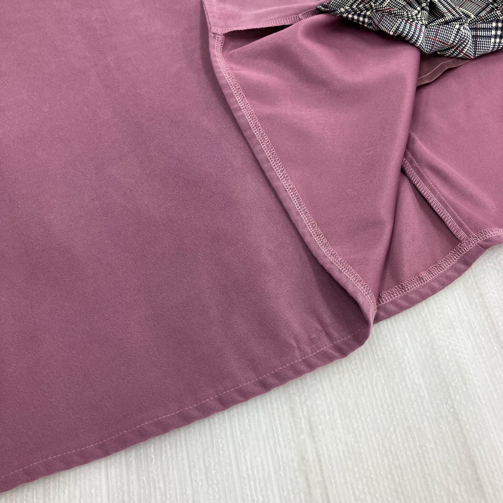ロングスカート 切替ロングスカート ピンク