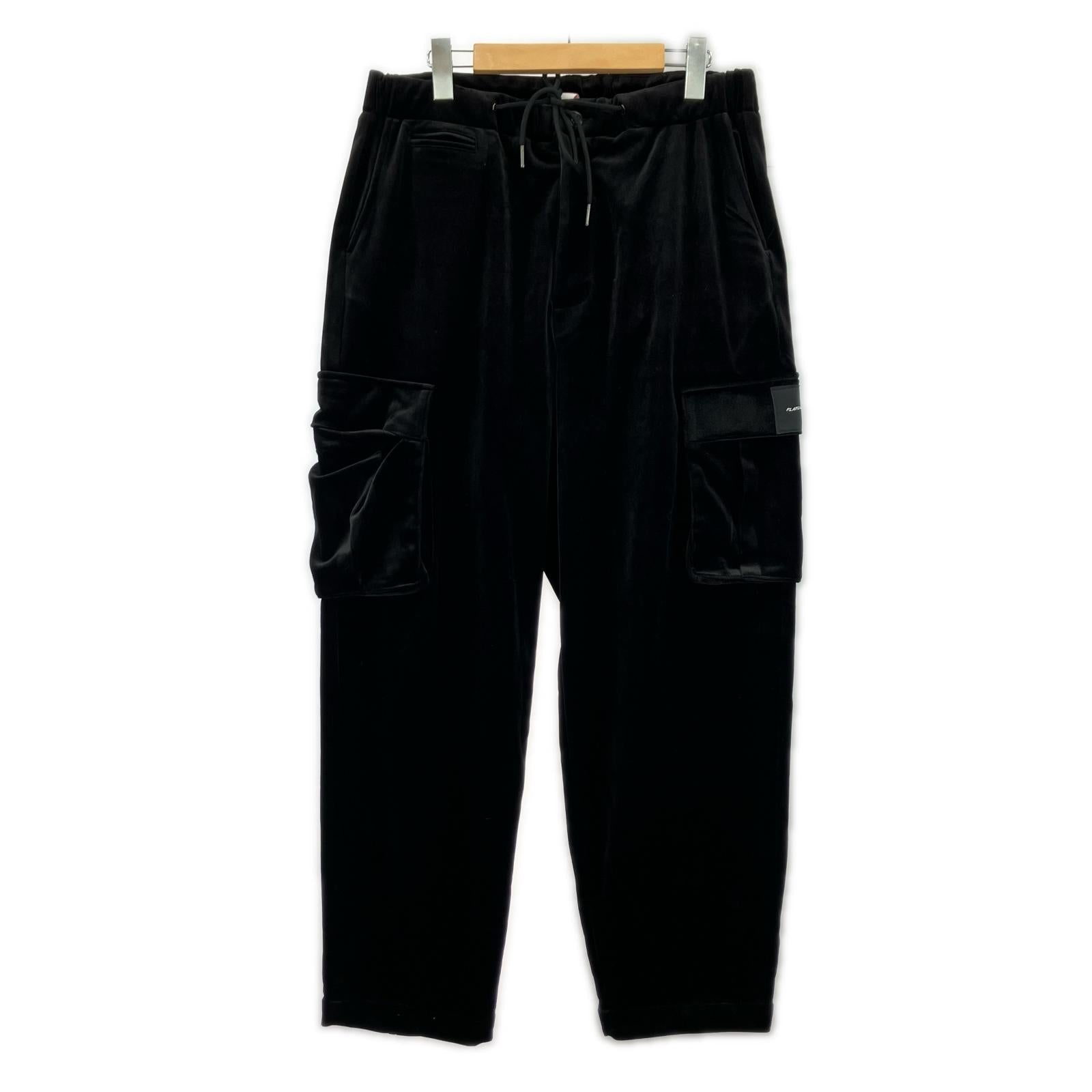 パンツ .FLATLUX DOOM CARGO EAZY PANT L BLK ブラック
