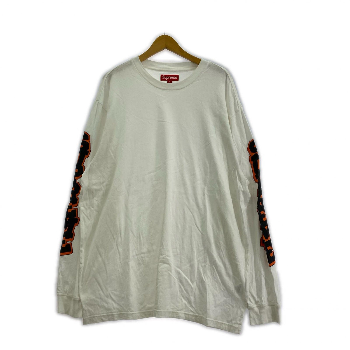 長袖Ｔシャツ 26SS Cracked Sleeve L/S Top (XL) ホワイト