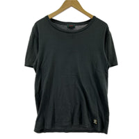 半袖Ｔシャツ 初期ﾀｸﾞ ﾊﾞｯｸﾌﾟﾘﾝﾄS/Sｶｯﾄｿｰ ﾌﾞﾗｯｸ (M) M ブラック