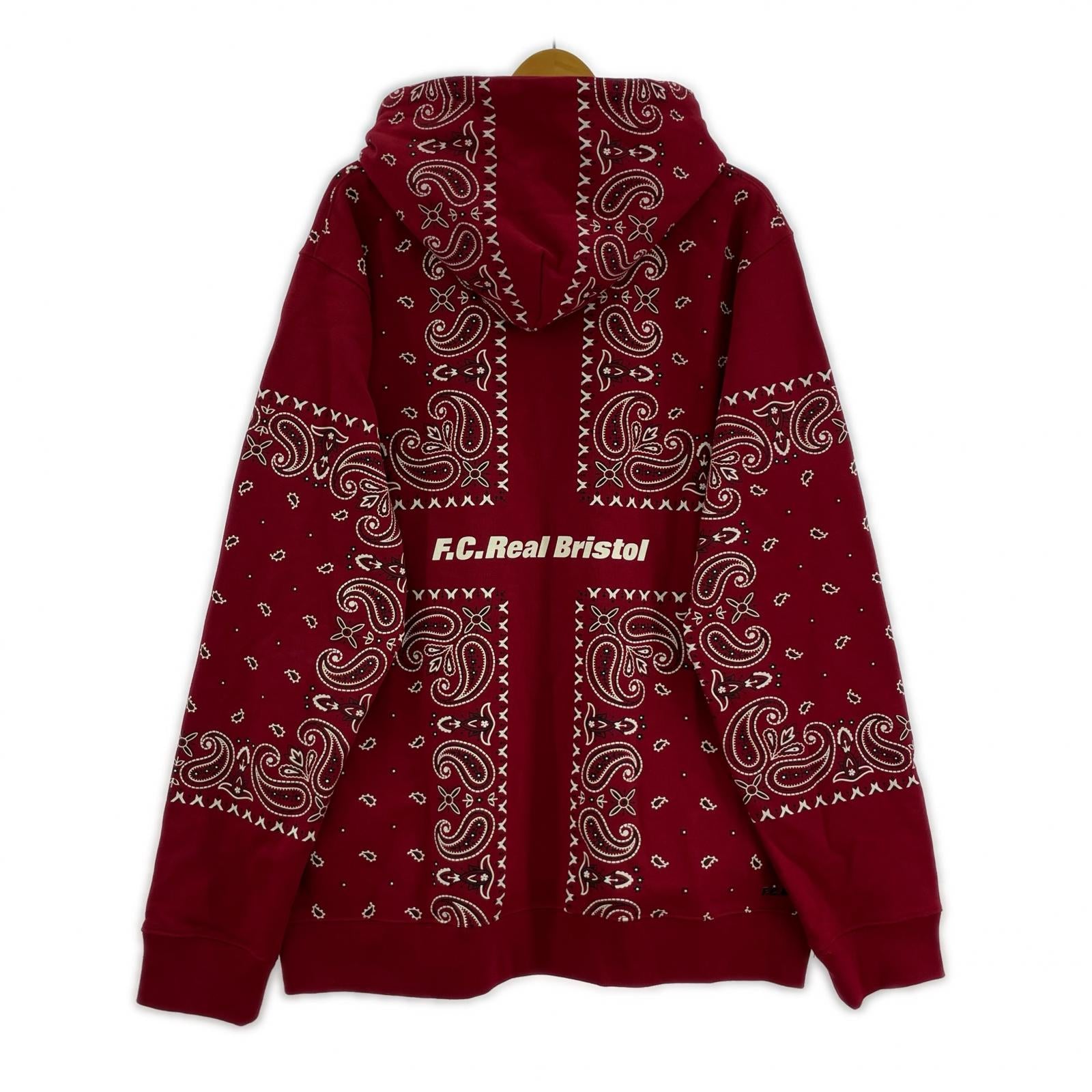 パーカー 26SS BANDANA HOODIE XL レッド