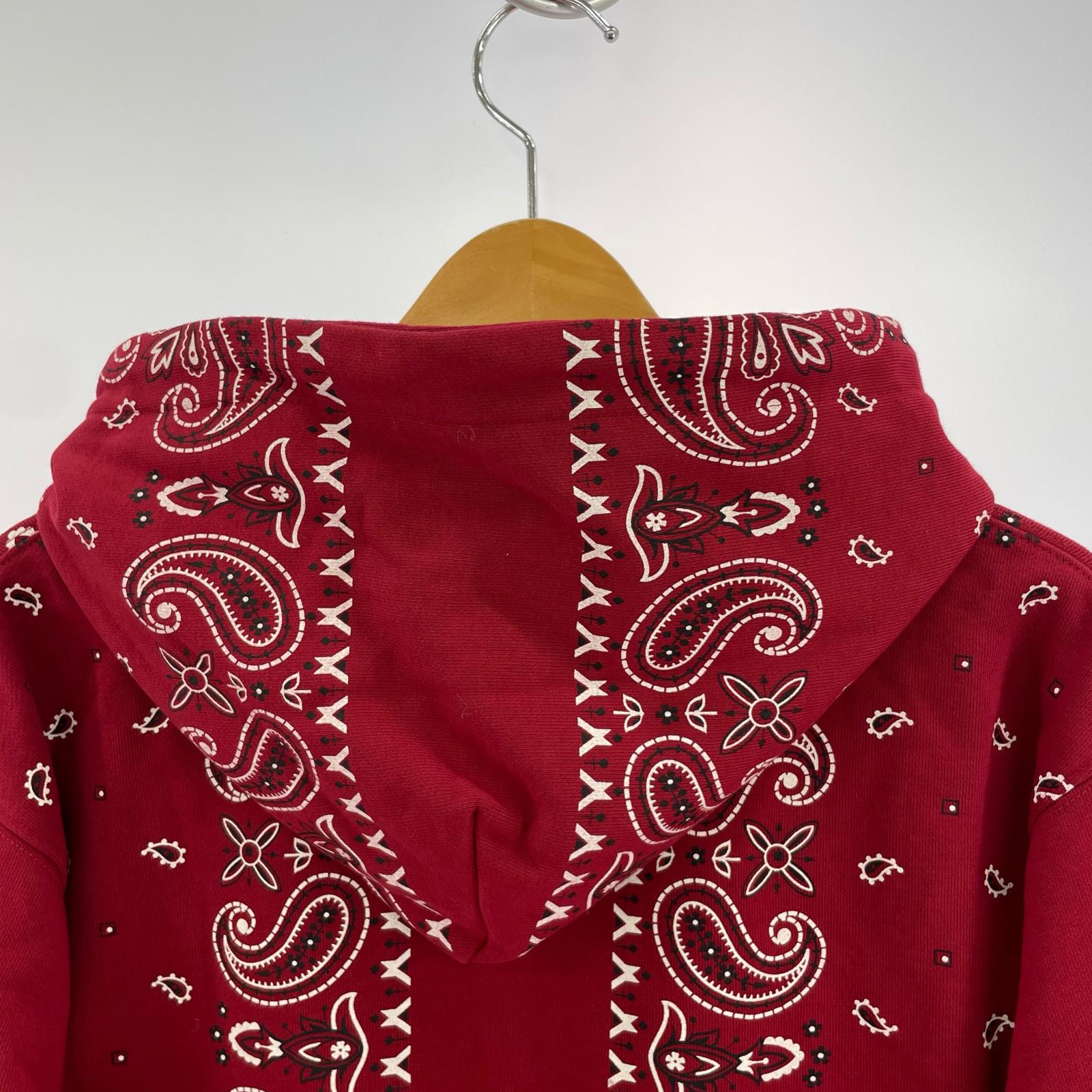 パーカー 26SS BANDANA HOODIE XL レッド