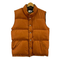 ダウンベスト crescent down works USA製 ORG M M オレンジ