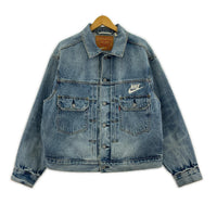 デニムジャケット ×NIKE Denim Trucker Jacket (S) S ブルー