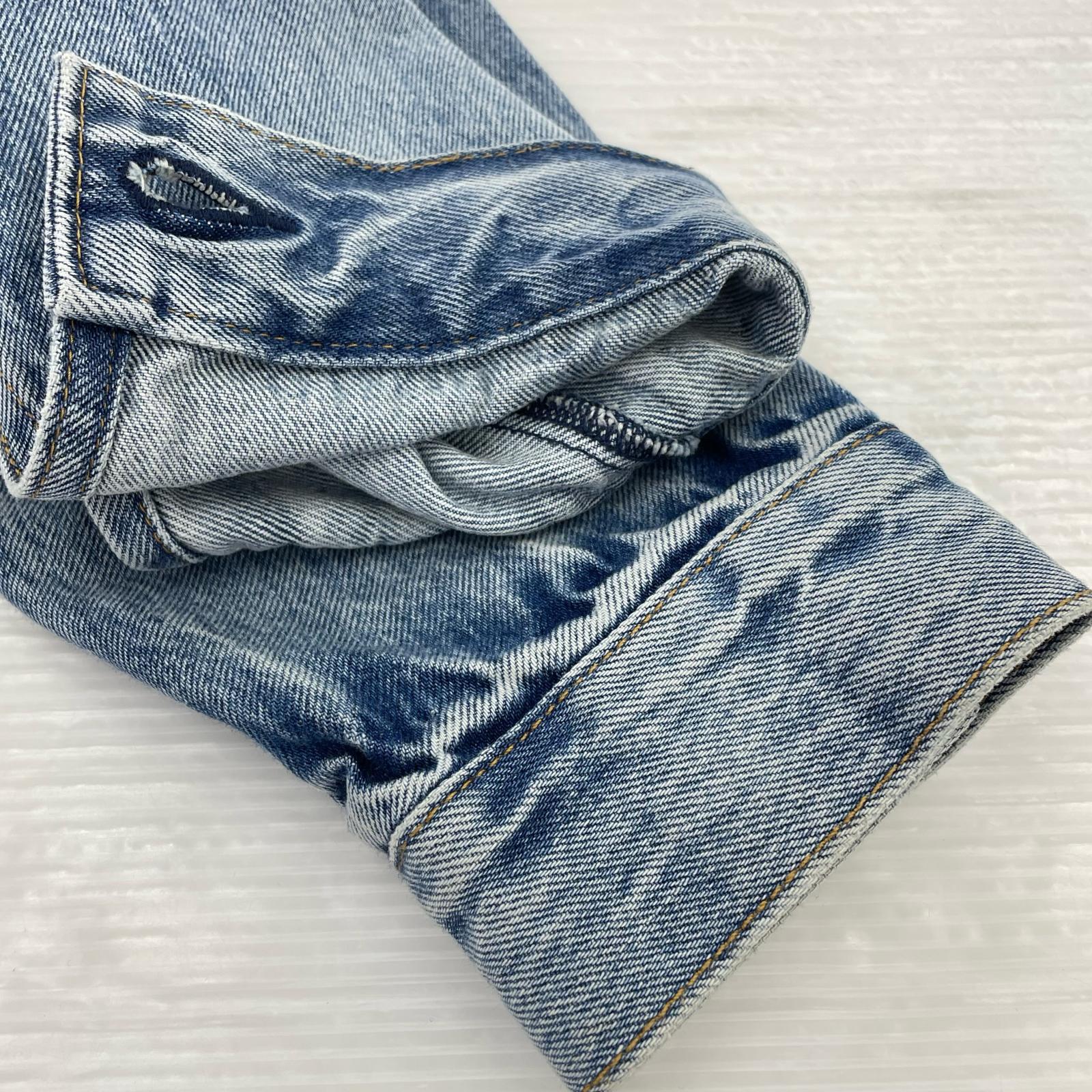 デニムジャケット ×NIKE Denim Trucker Jacket (S) S ブルー