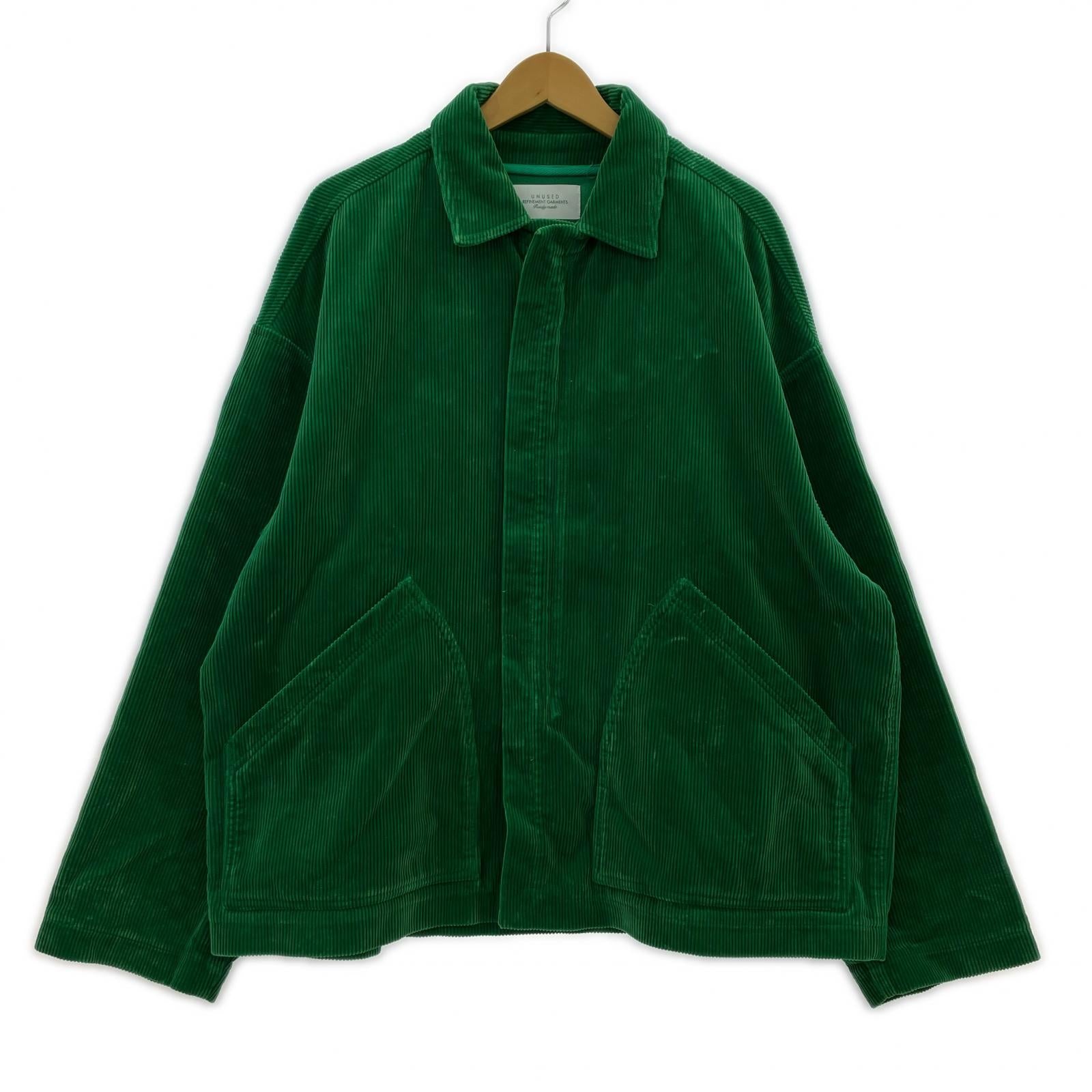ジャケット UNUSED コーデュロイジャケット 2 グリーン
