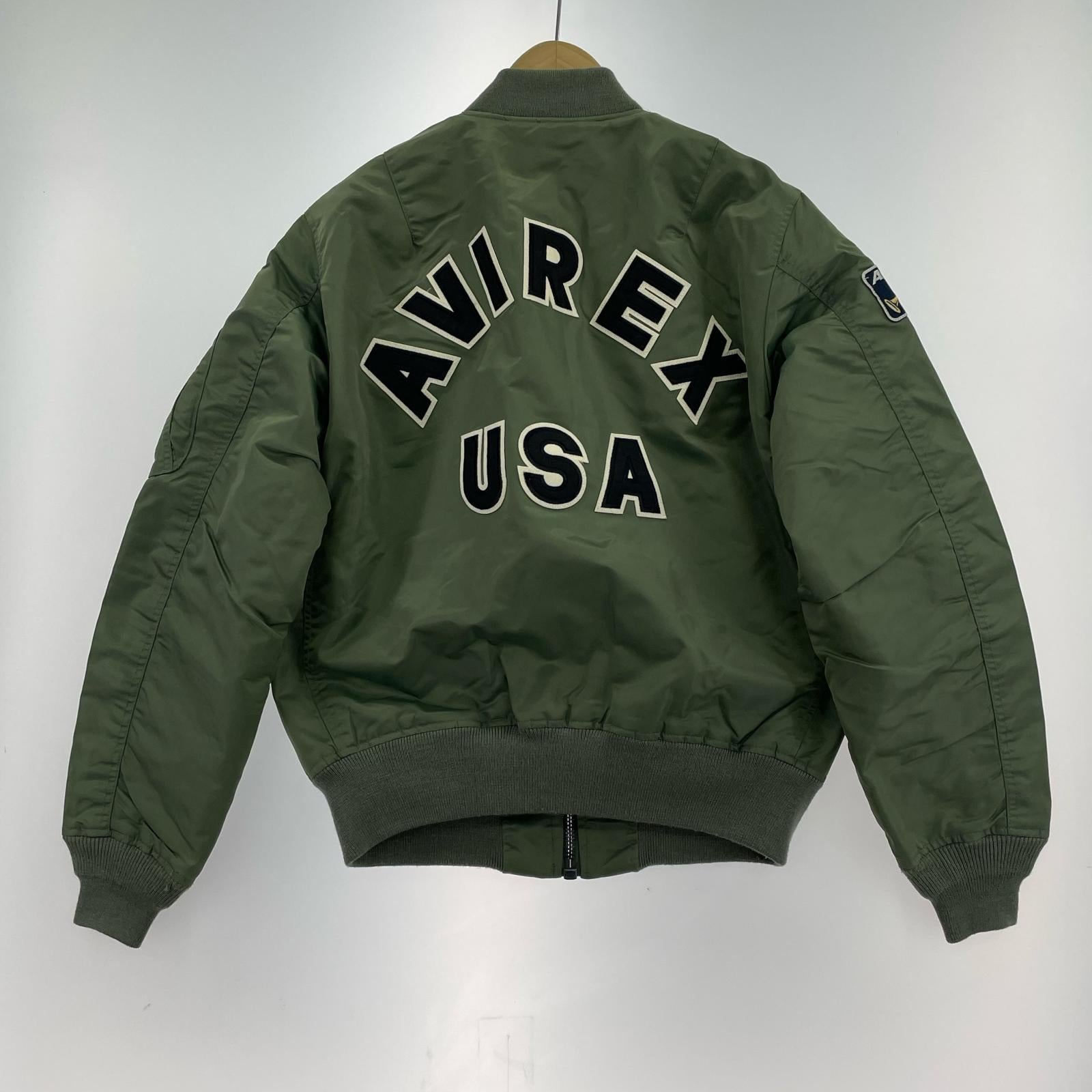 ジャケット × ATEEZ REVERSIBLE MA-1 リバーシブル カーキ (L) L カーキ