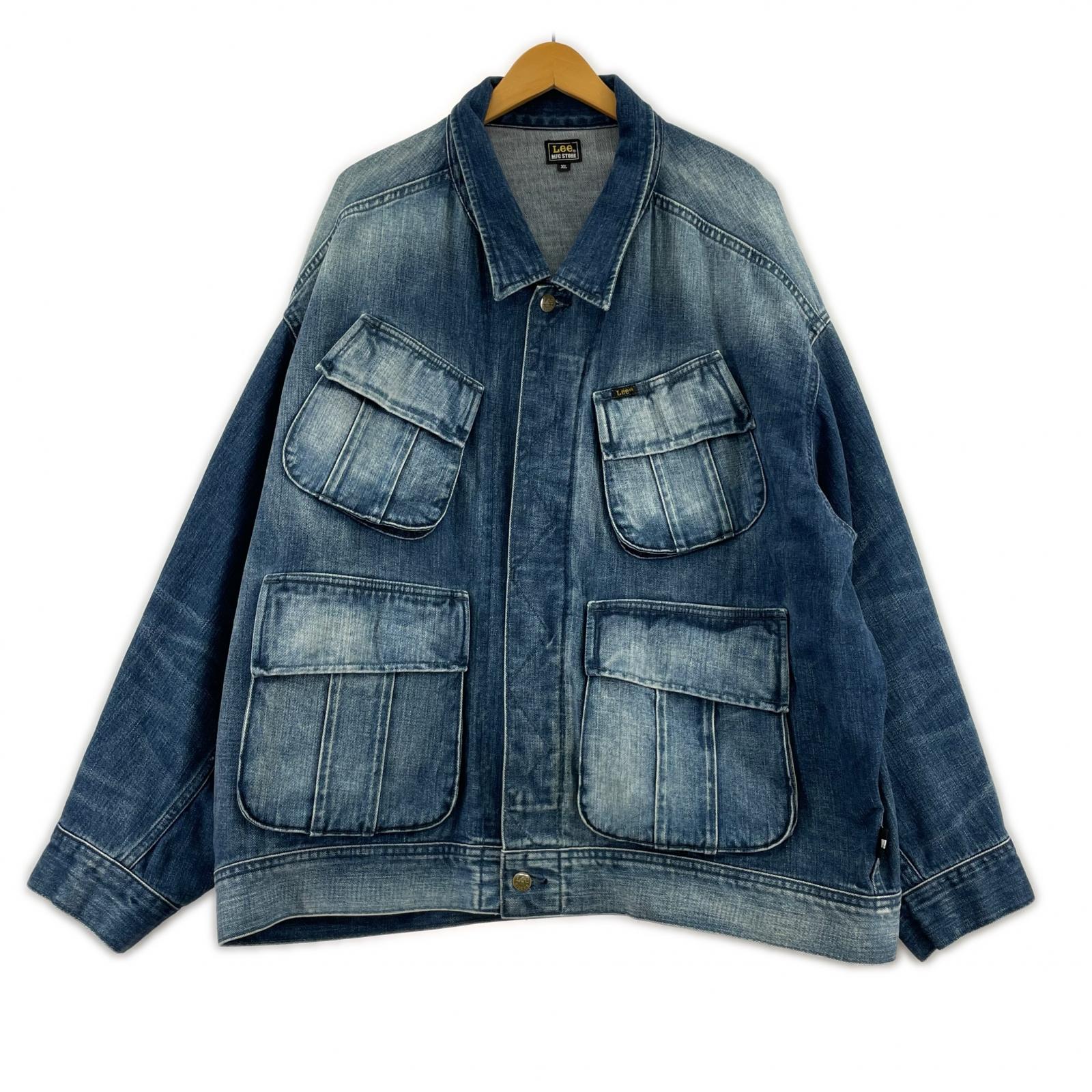 デニムジャケット ×MFC STORE マルチポケット デニムジャケット（XL） ブルー