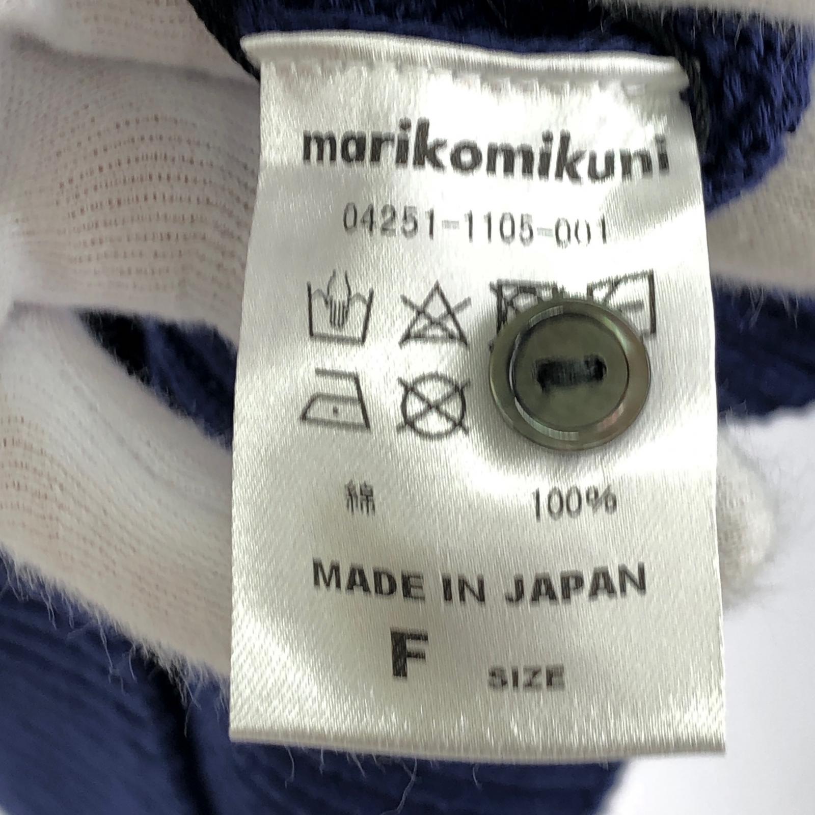 ニット mariko mikuni ニット 黒 ネイビー
