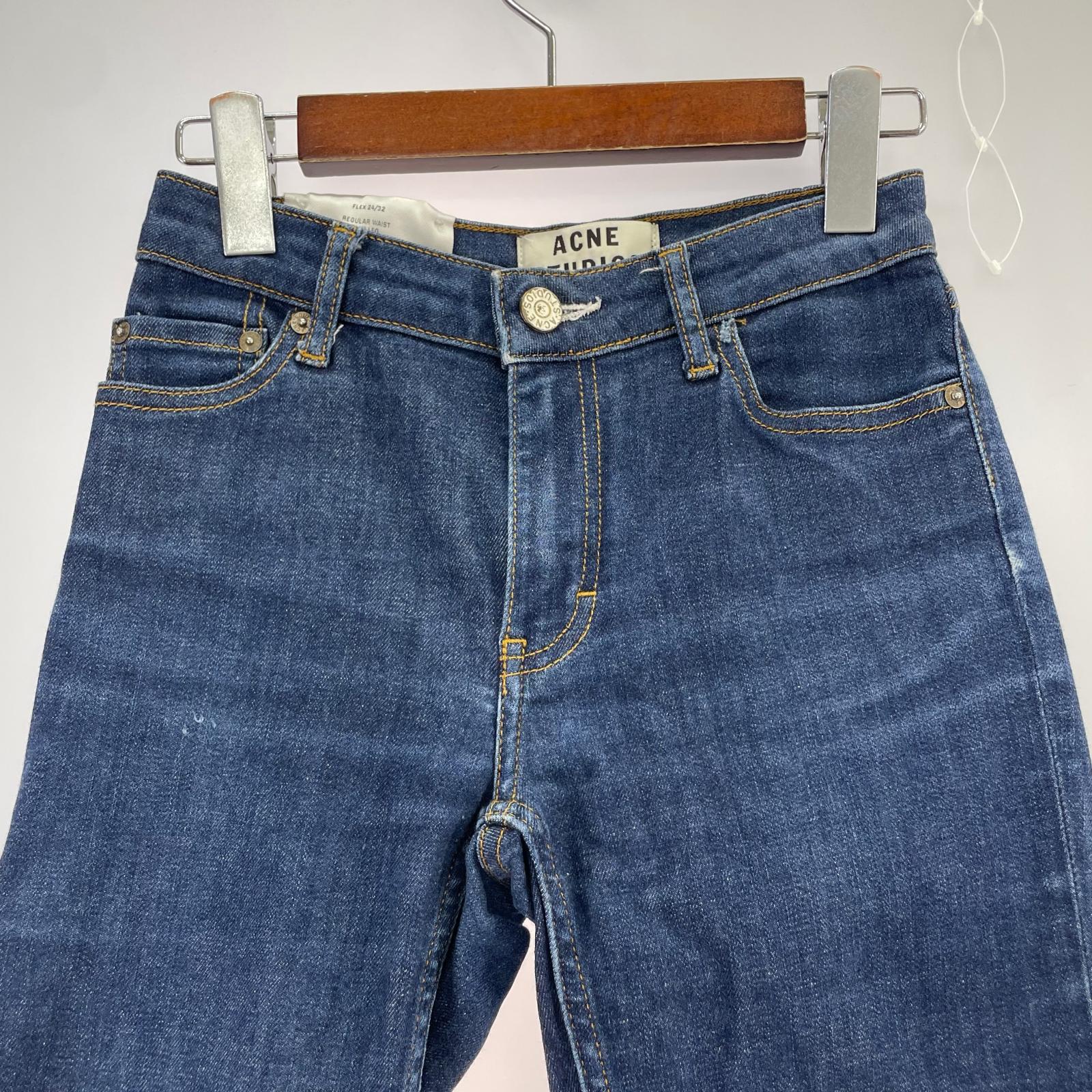 デニムパンツ スキニーデニム 24 ネイビー