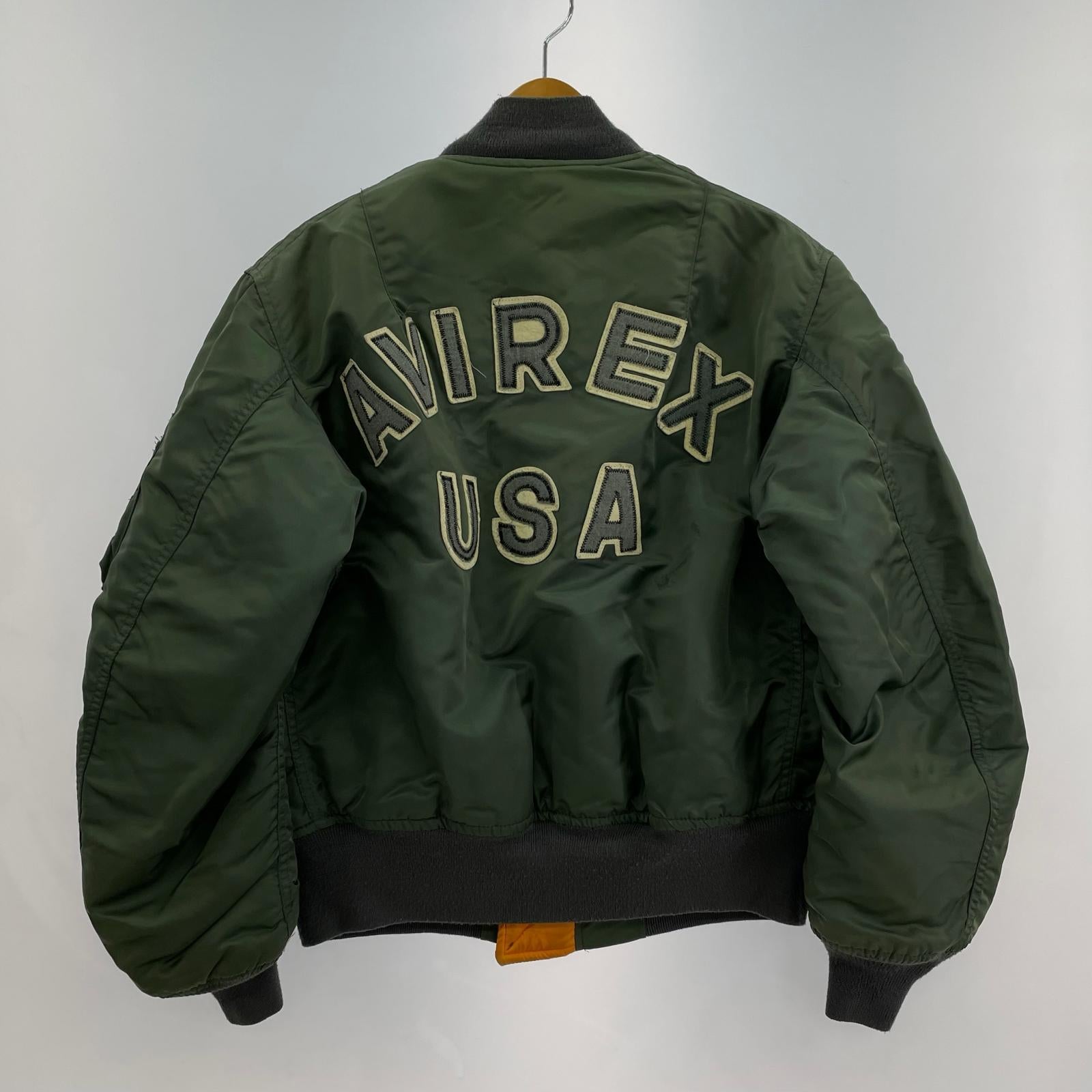 ジャケット MA-1 フライトジャケット USA製 S S カーキ