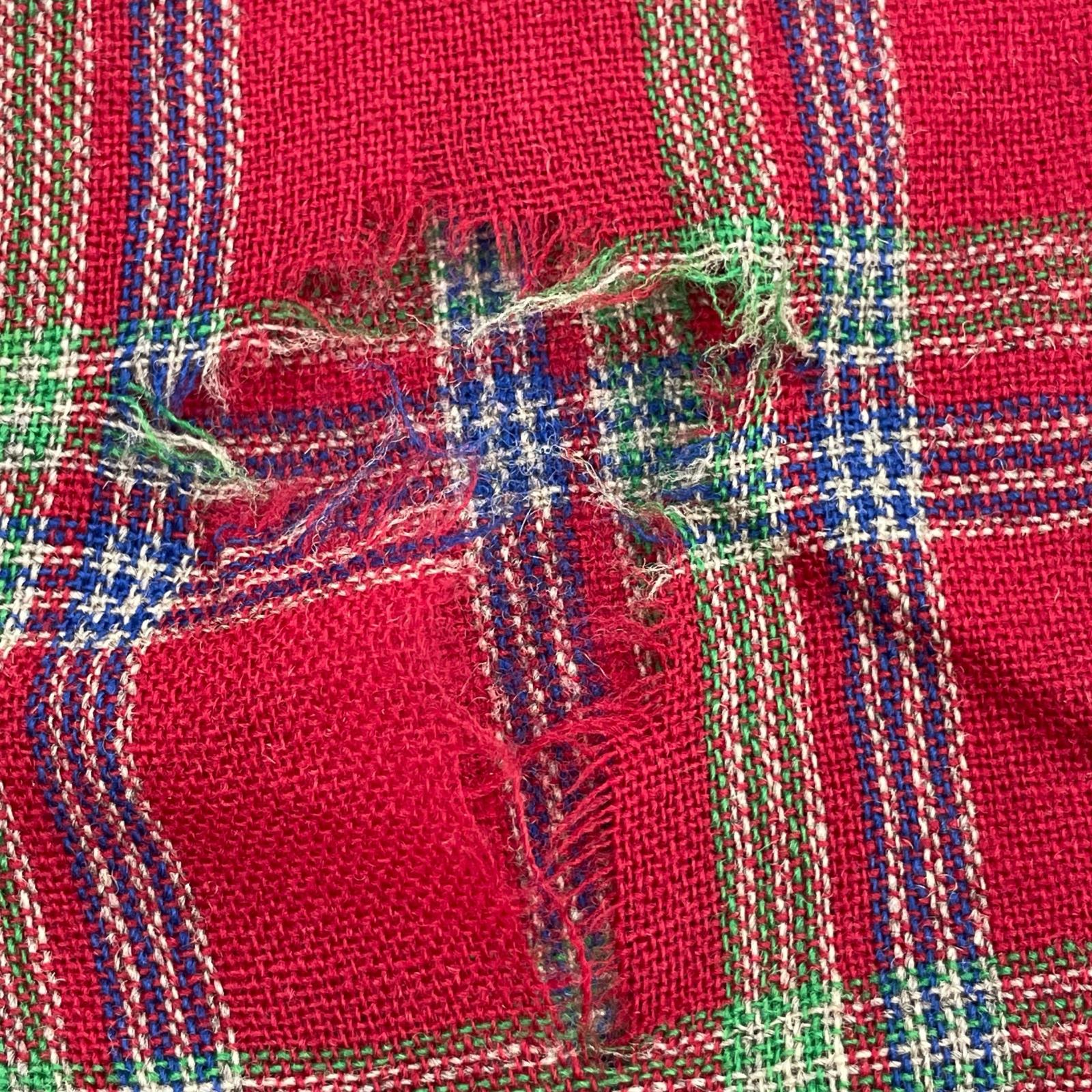 長袖シャツ Van Heusen 50s~ ウールオープンカラーシャツ M レッド