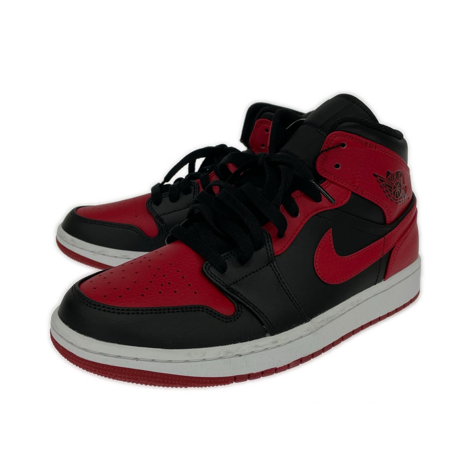 スニーカー Air Jordan 1 Mid Bred 27.0 554724-074 27cm (US9 UK8 1/2 EU44)