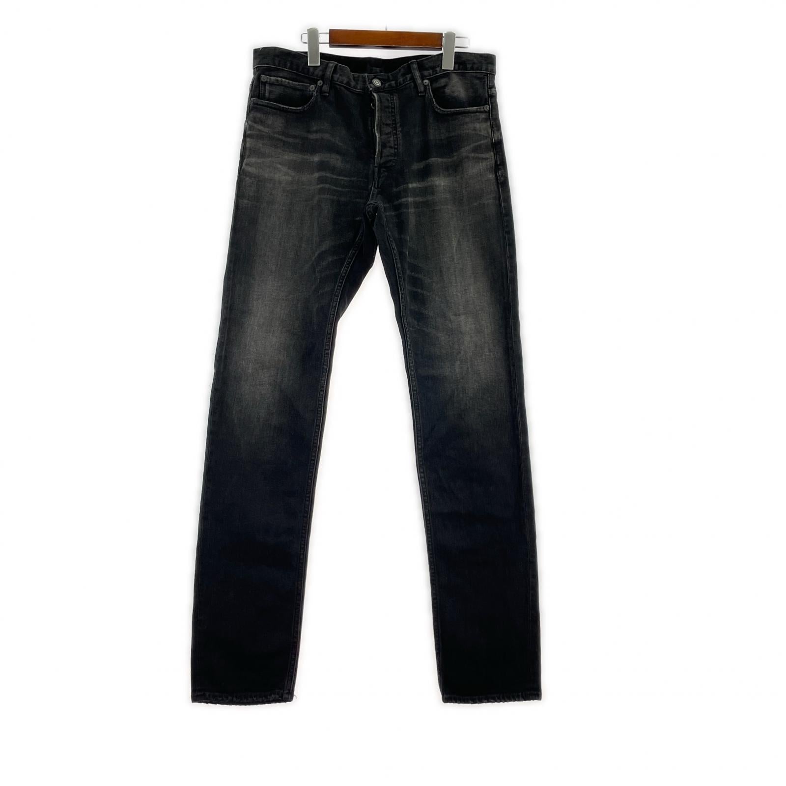 デニムパンツ S.Slim STR 5ポケット USD 黒 ブラック