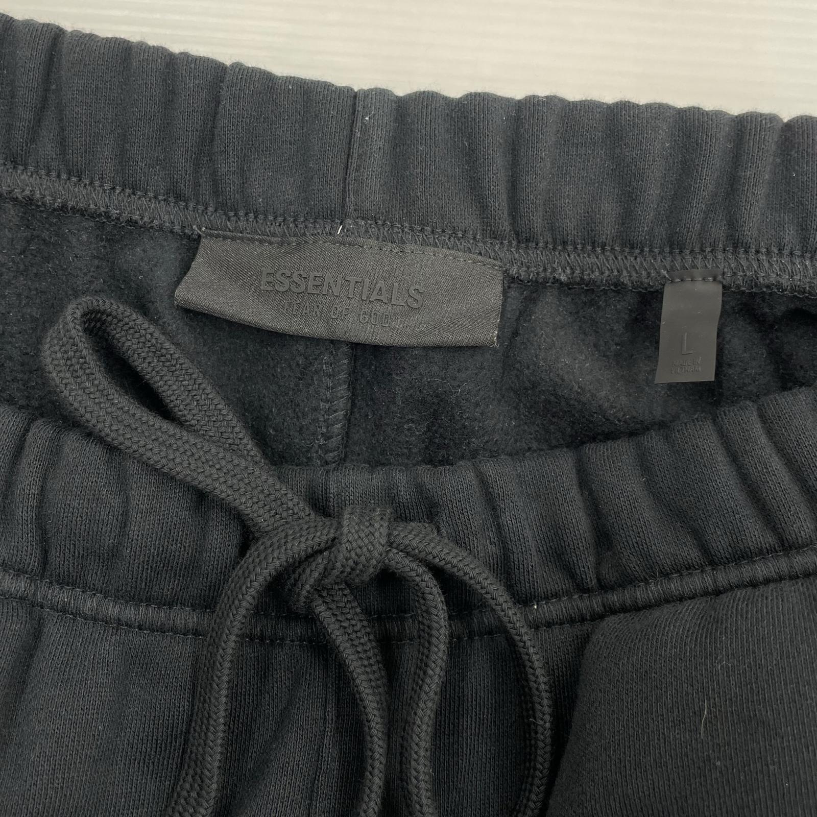 パンツ ESSENTIALS FEAR OF GOD NBA CLASSIC FIT SWEATPANT 黒 (L) L ブラック