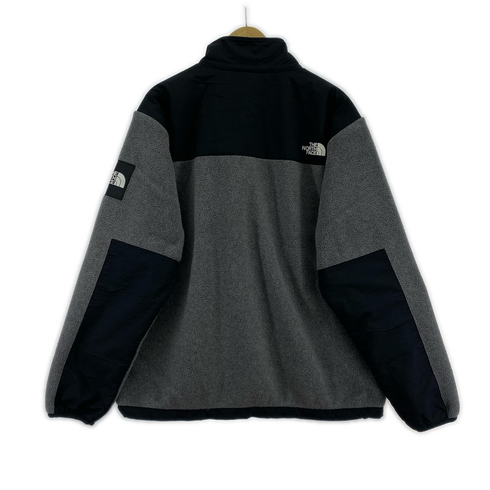 ジャケット XXL 黒×グレー フリース