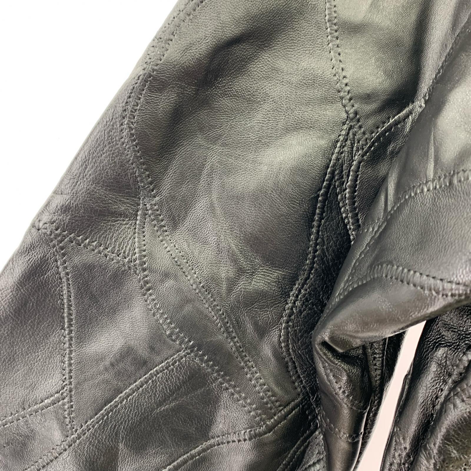 レザージャケット 羊革　JKT L ブラック