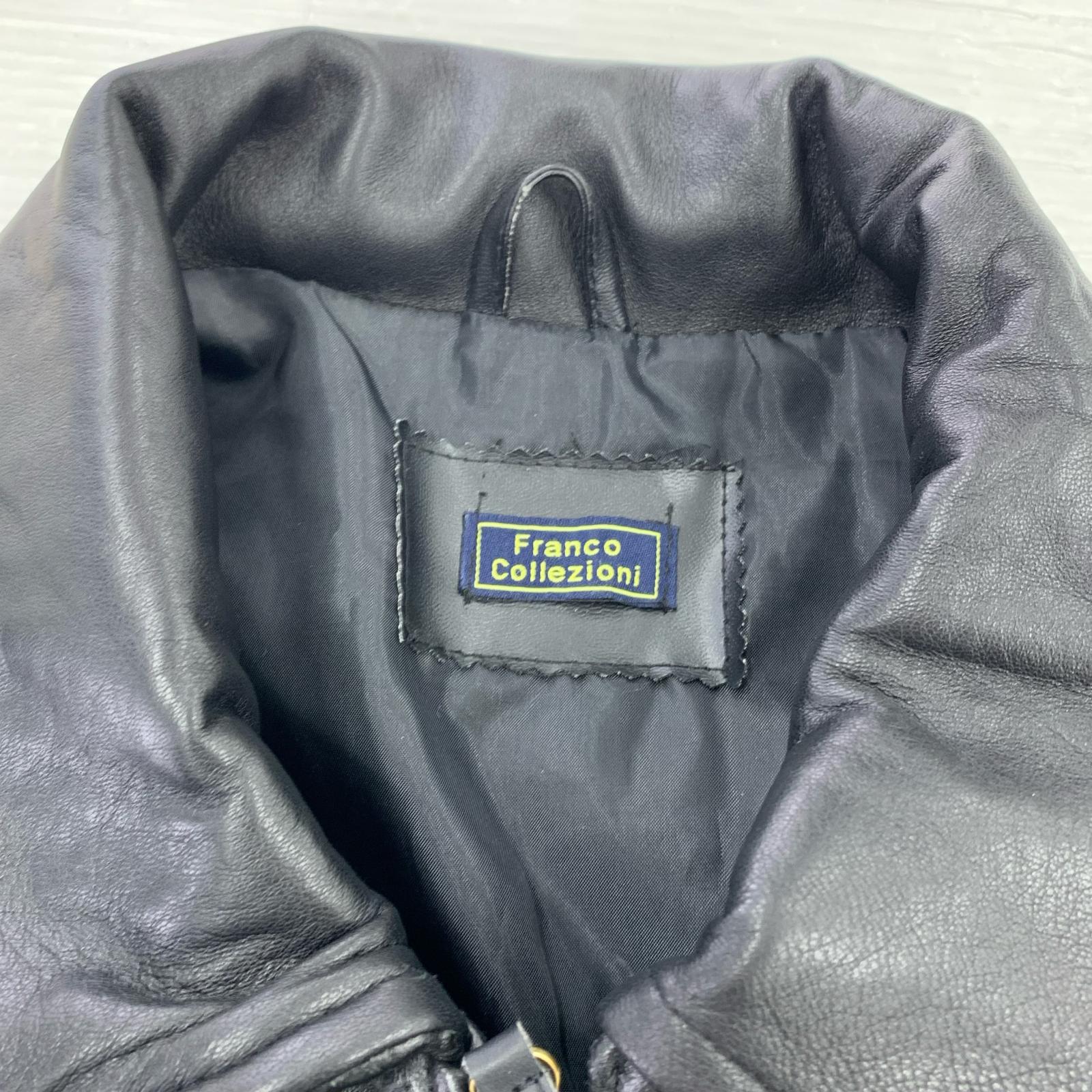 レザージャケット 羊革　JKT L ブラック