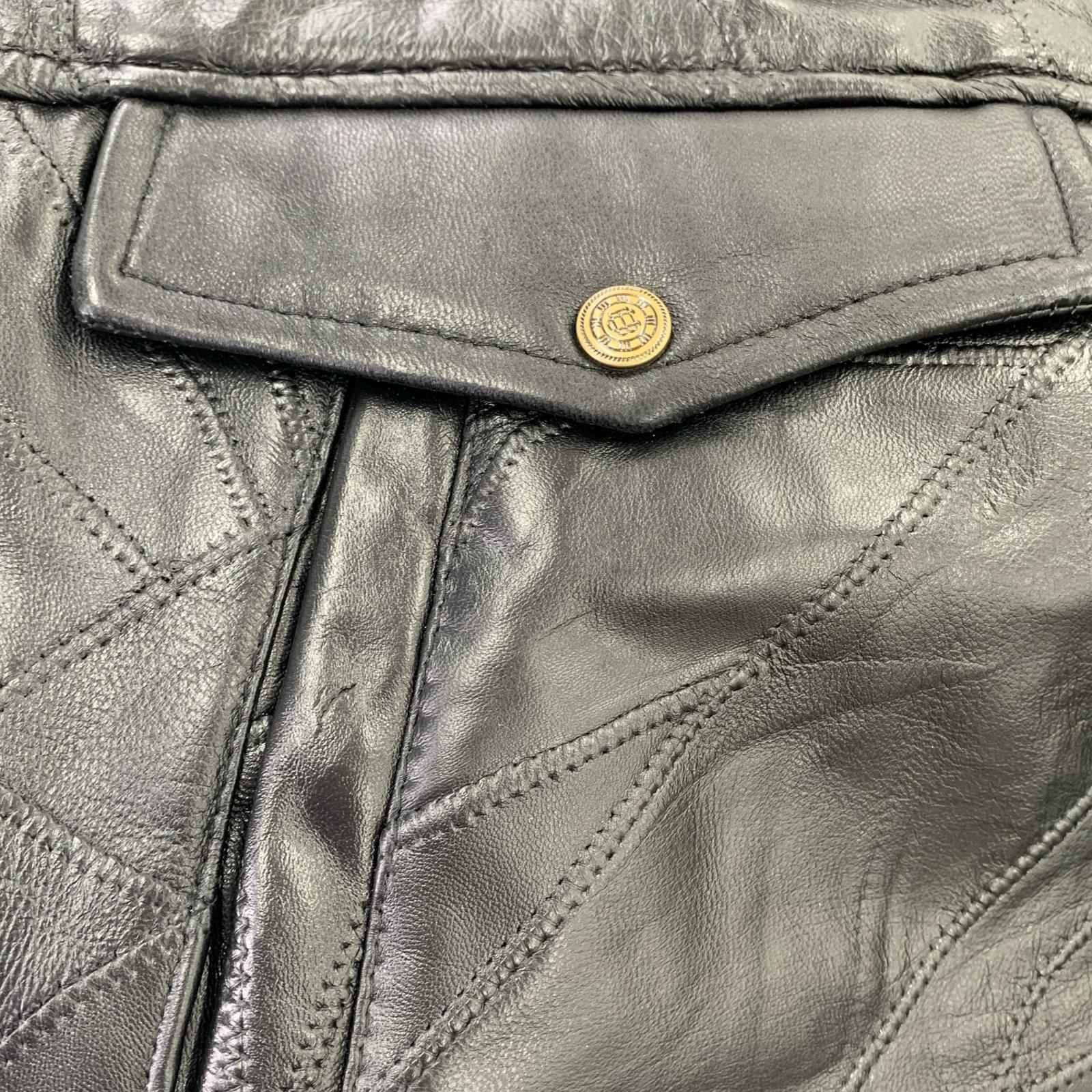 レザージャケット 羊革　JKT L ブラック