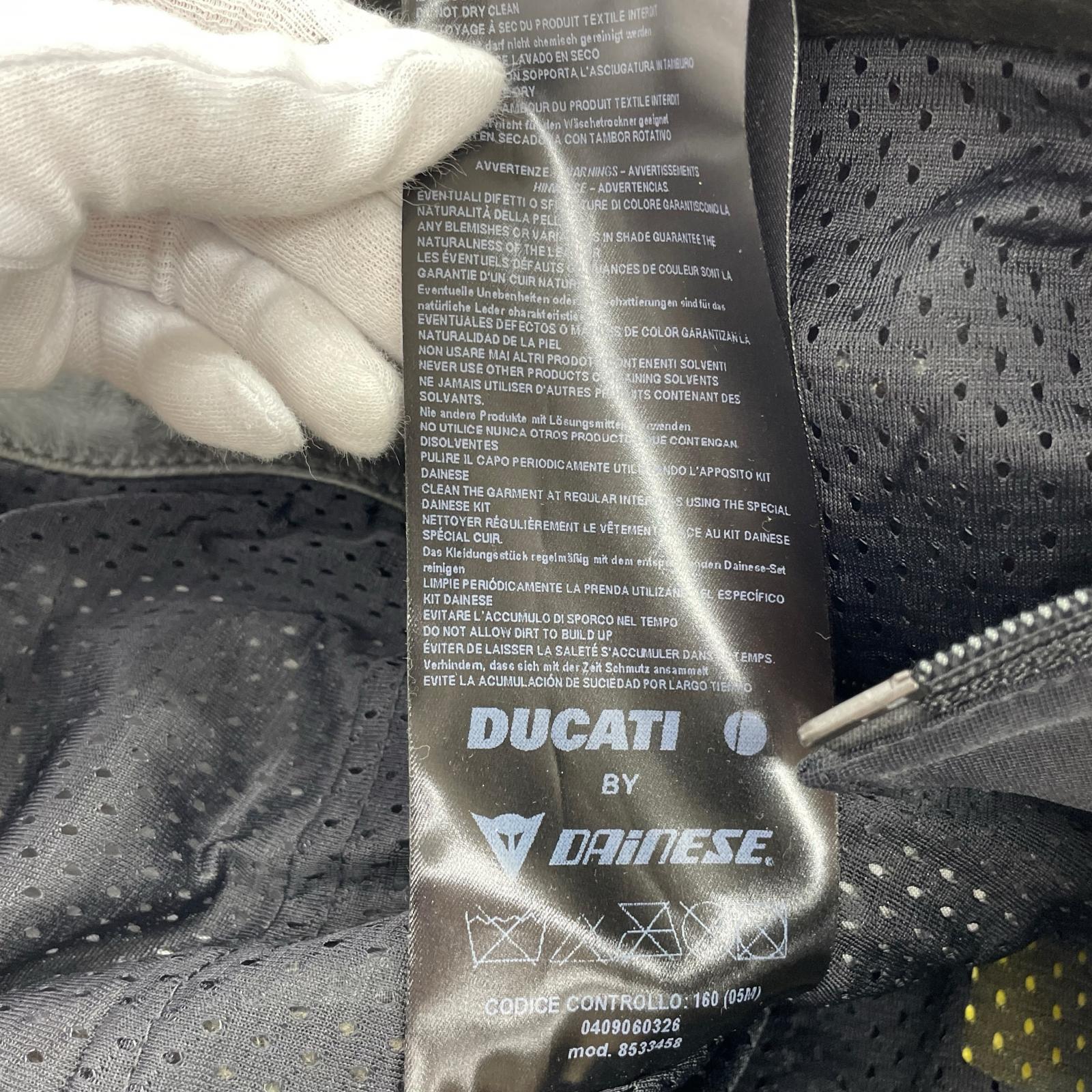 レザージャケット DAINESE DUCATI ライディングジャケット ブラック