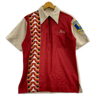 半袖シャツ King Louie 70s ボーリングシャツ ジップ(M) M