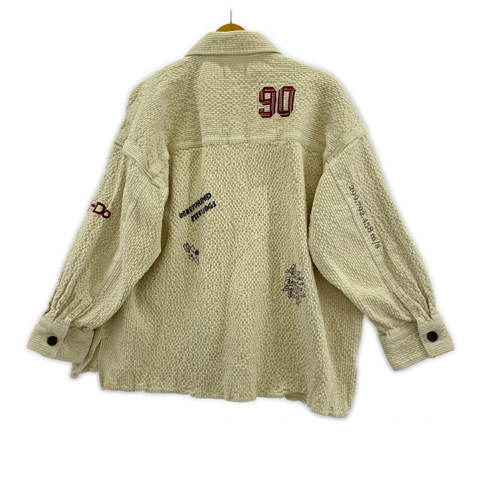 長袖シャツ Corduroy Early Romance Graphic Shirt M ホワイト