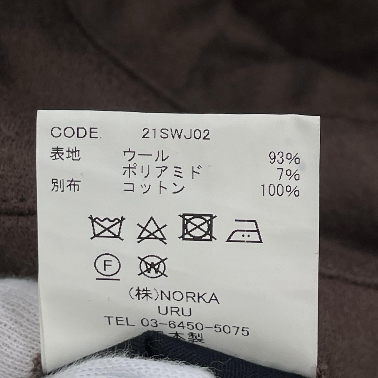 パンツ 21SWJ02 EASY PANTS WOO 1 ブラウン