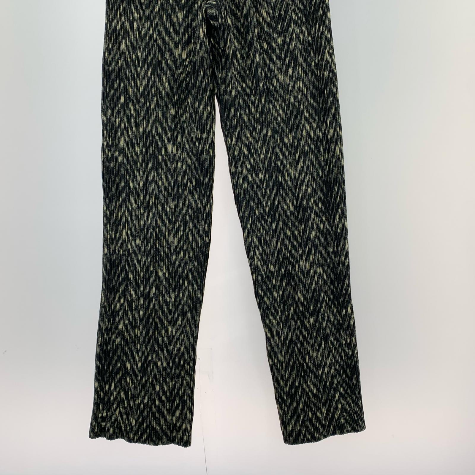 パンツ ISSEY MIYAKE 総柄プリーツパンツ IM74-FF947 (M) M