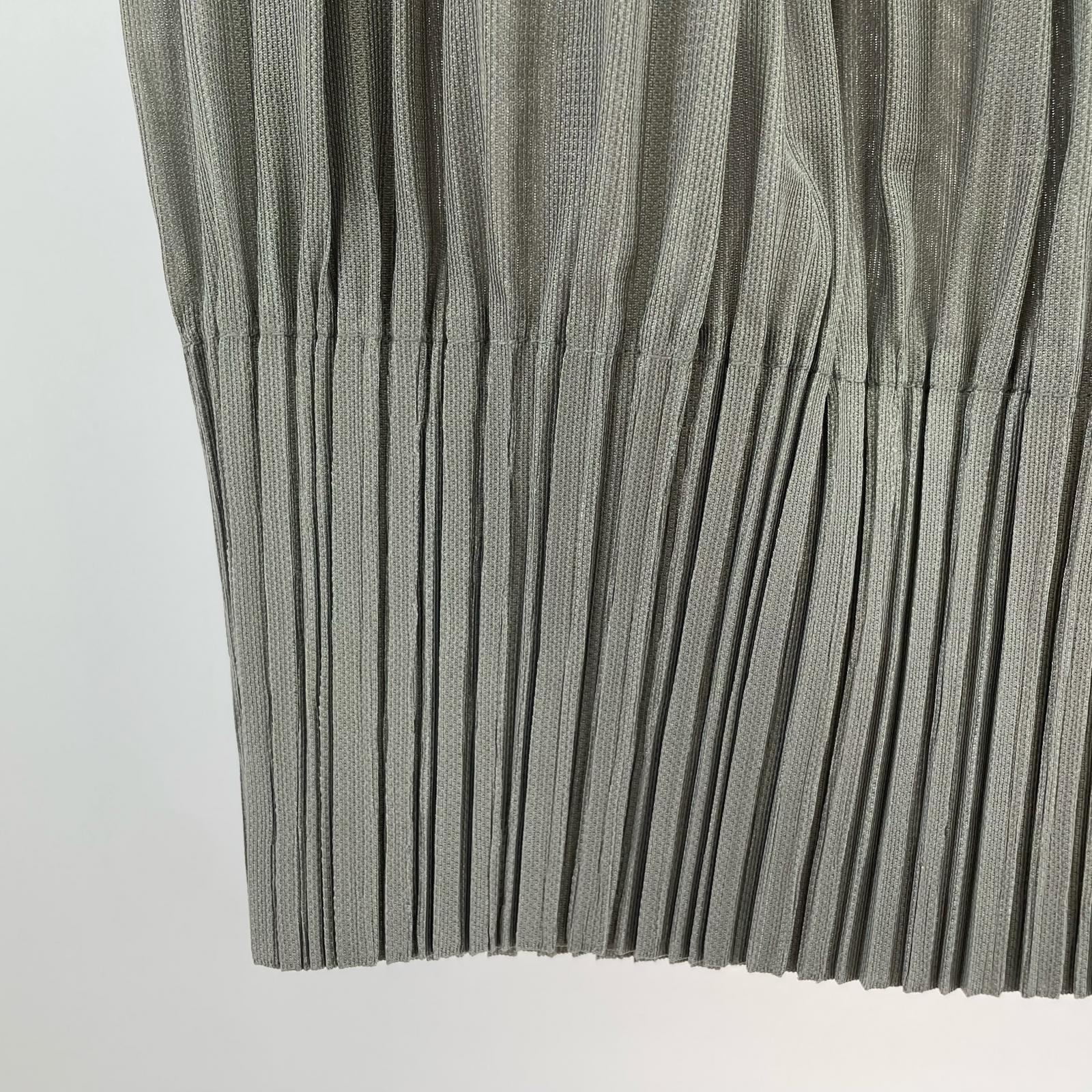 ミニスカート PLEATS PLEASE コクーンプリーツスカート PP55-JG403 グレー (5) 5 グレー