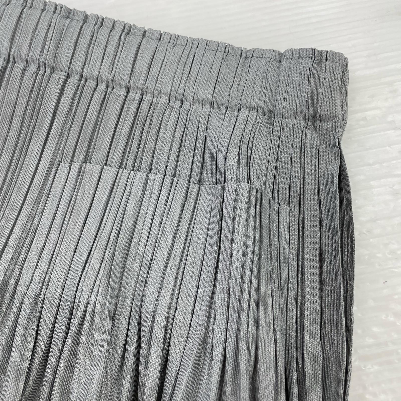 ミニスカート PLEATS PLEASE コクーンプリーツスカート PP55-JG403 グレー (5) 5 グレー