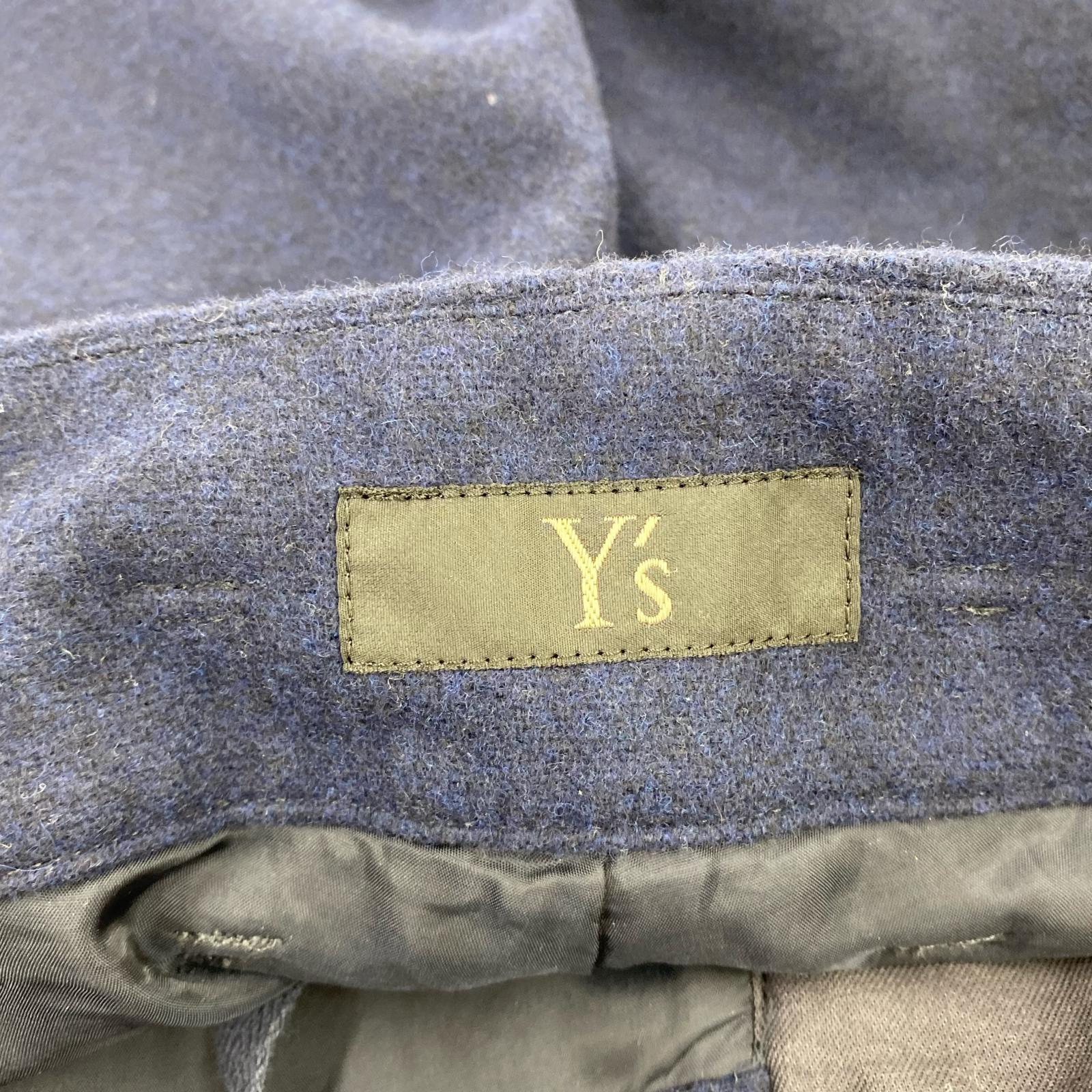 パンツ Y's ウールセーラーパンツ YI-P10-128 紺 1 ネイビー