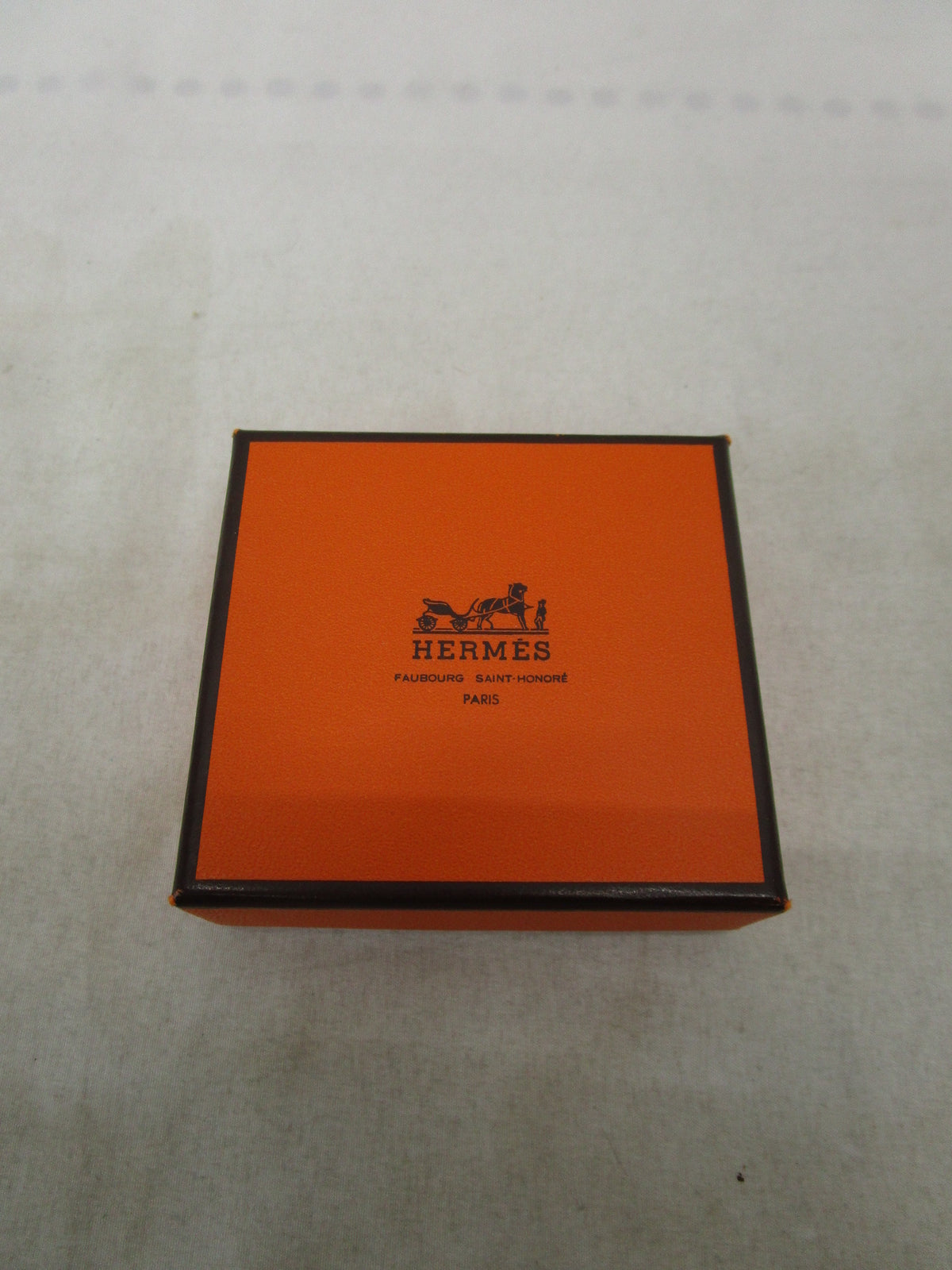 HERMES ジャンボ レザーブレスレット 茶
