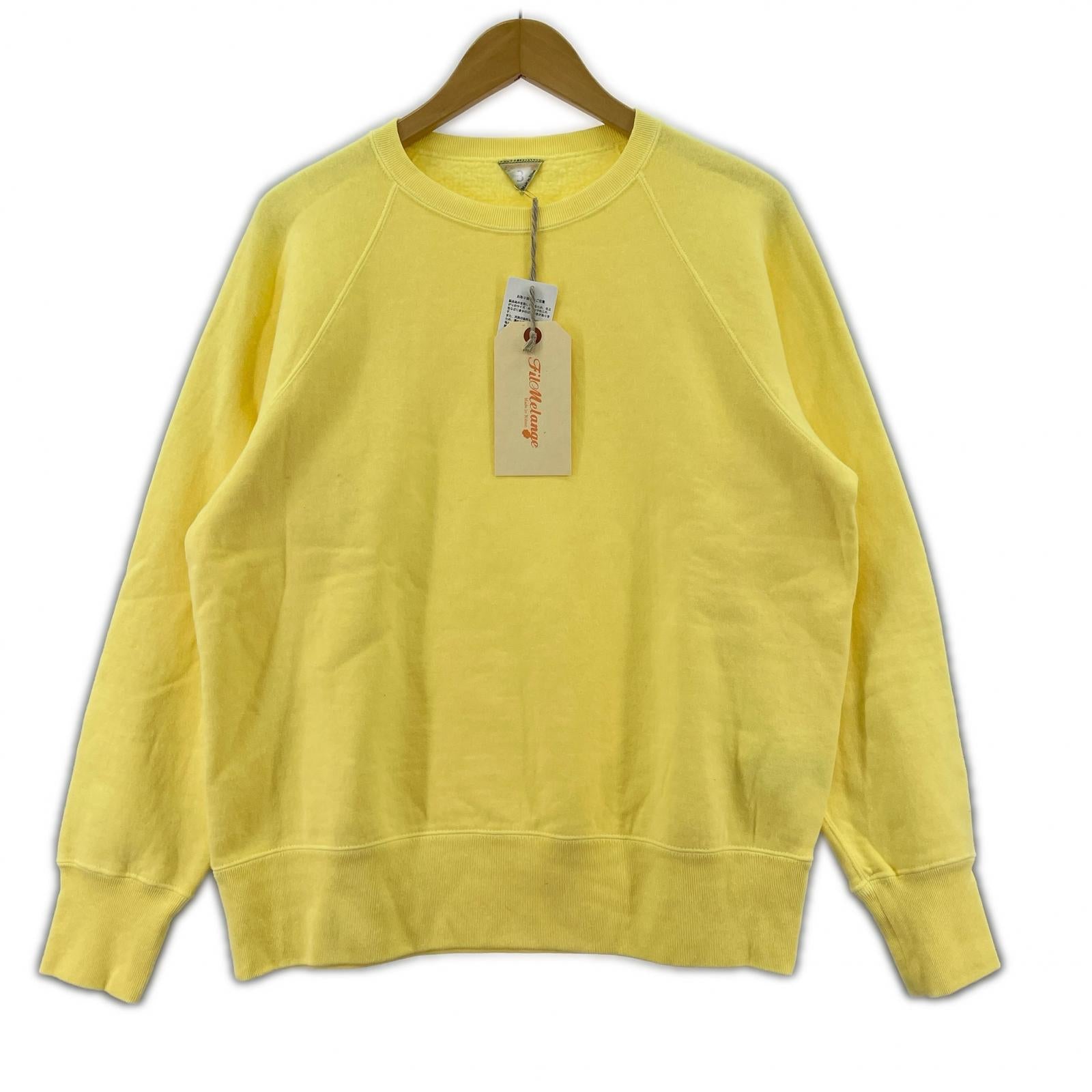 スウェット Campione Urage / Botanical Dye Sweat 3 イエロー