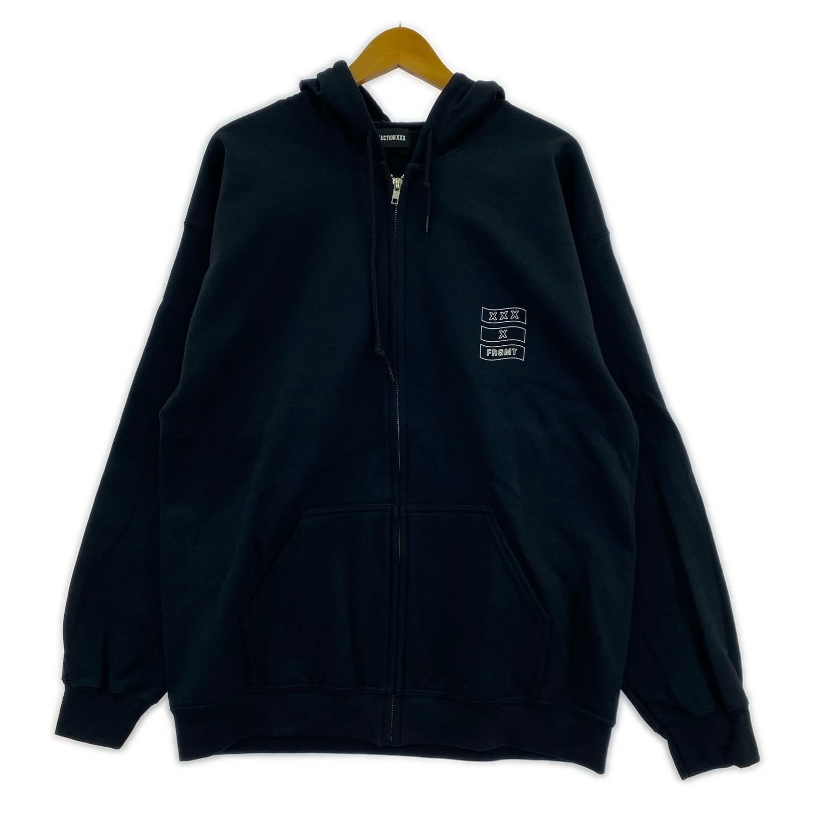 パーカー x FRAGMENT Hoodie/BLK L ブラック