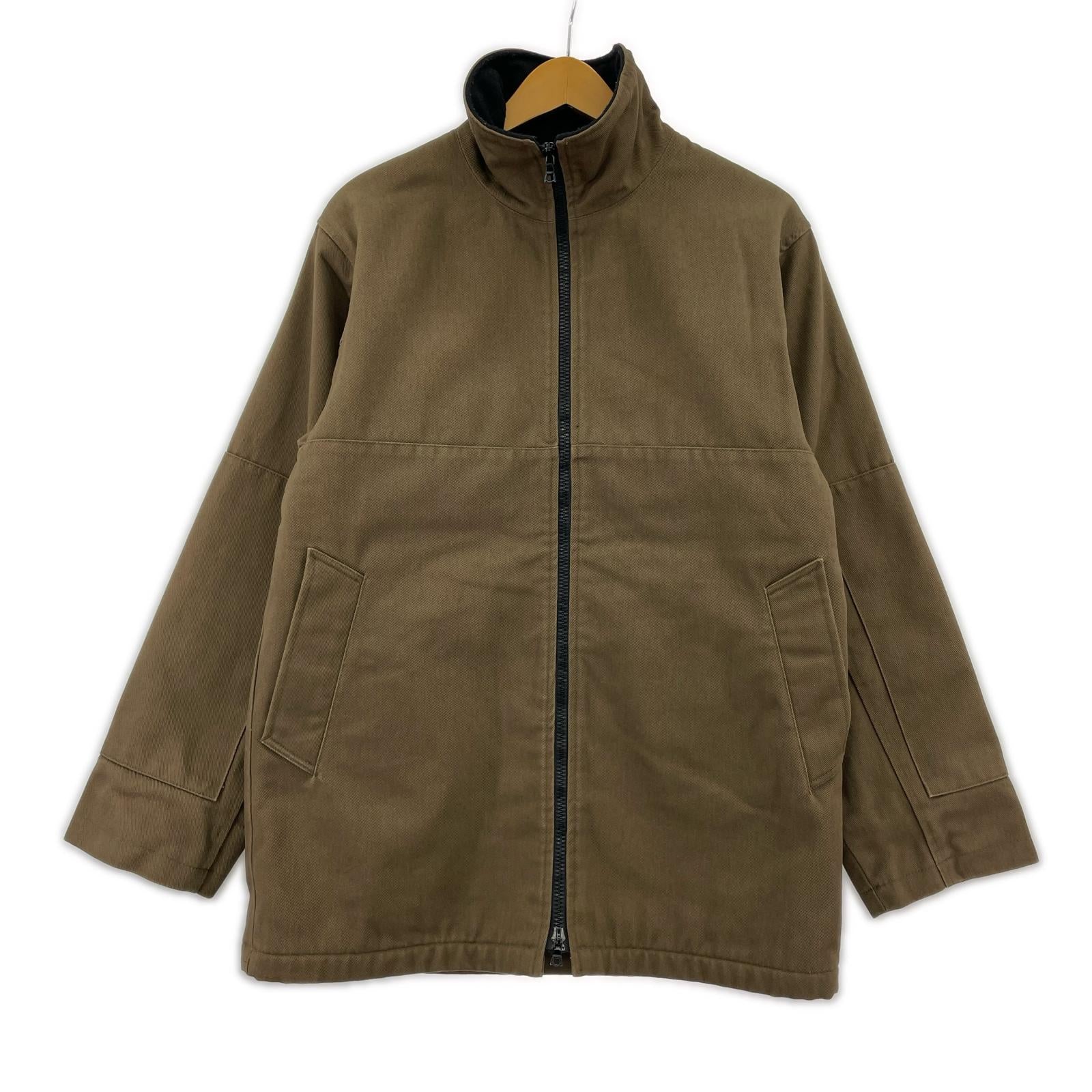 ジャケット 90s フランス製 Wジップブルゾン S ブラウン