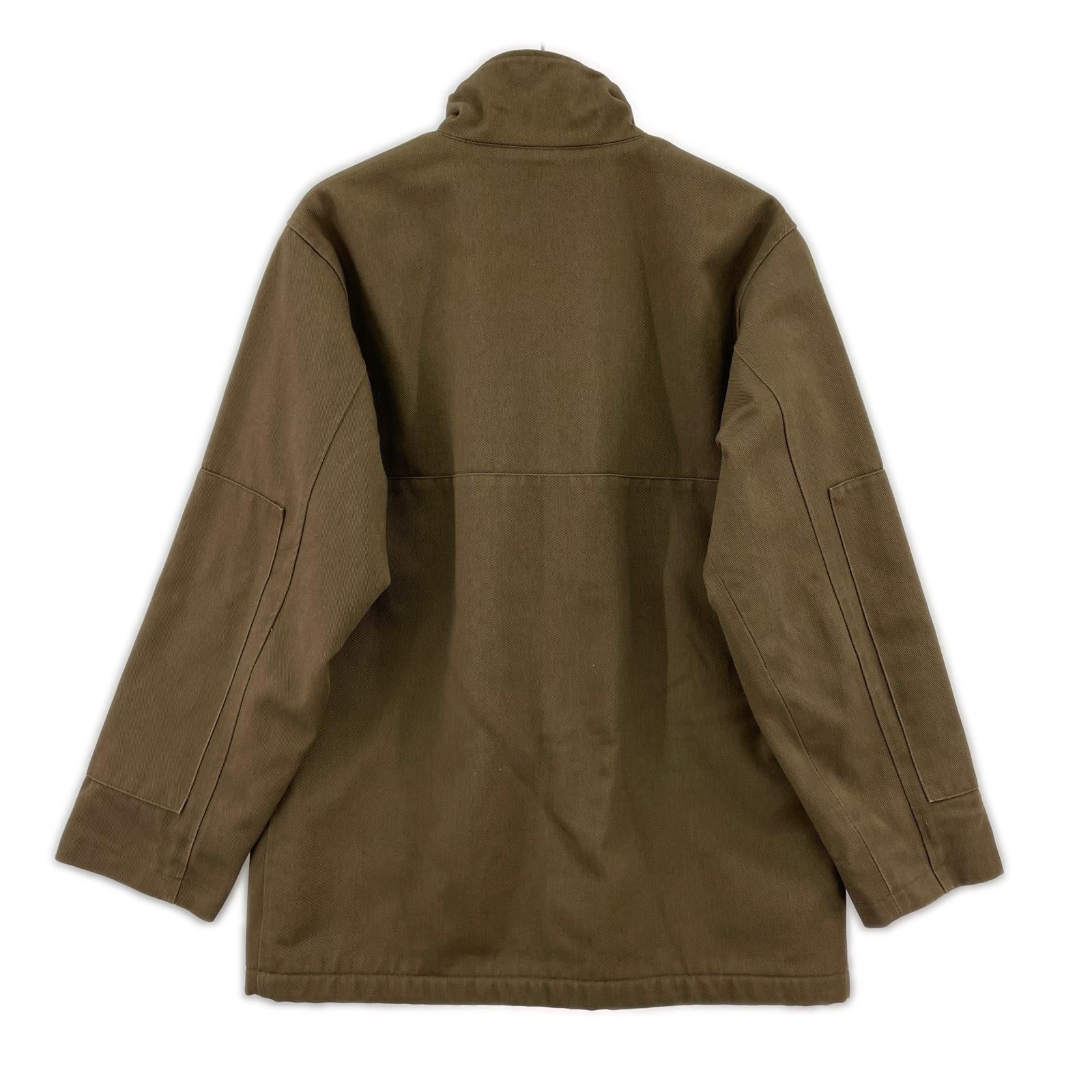 ジャケット 90s フランス製 Wジップブルゾン S ブラウン