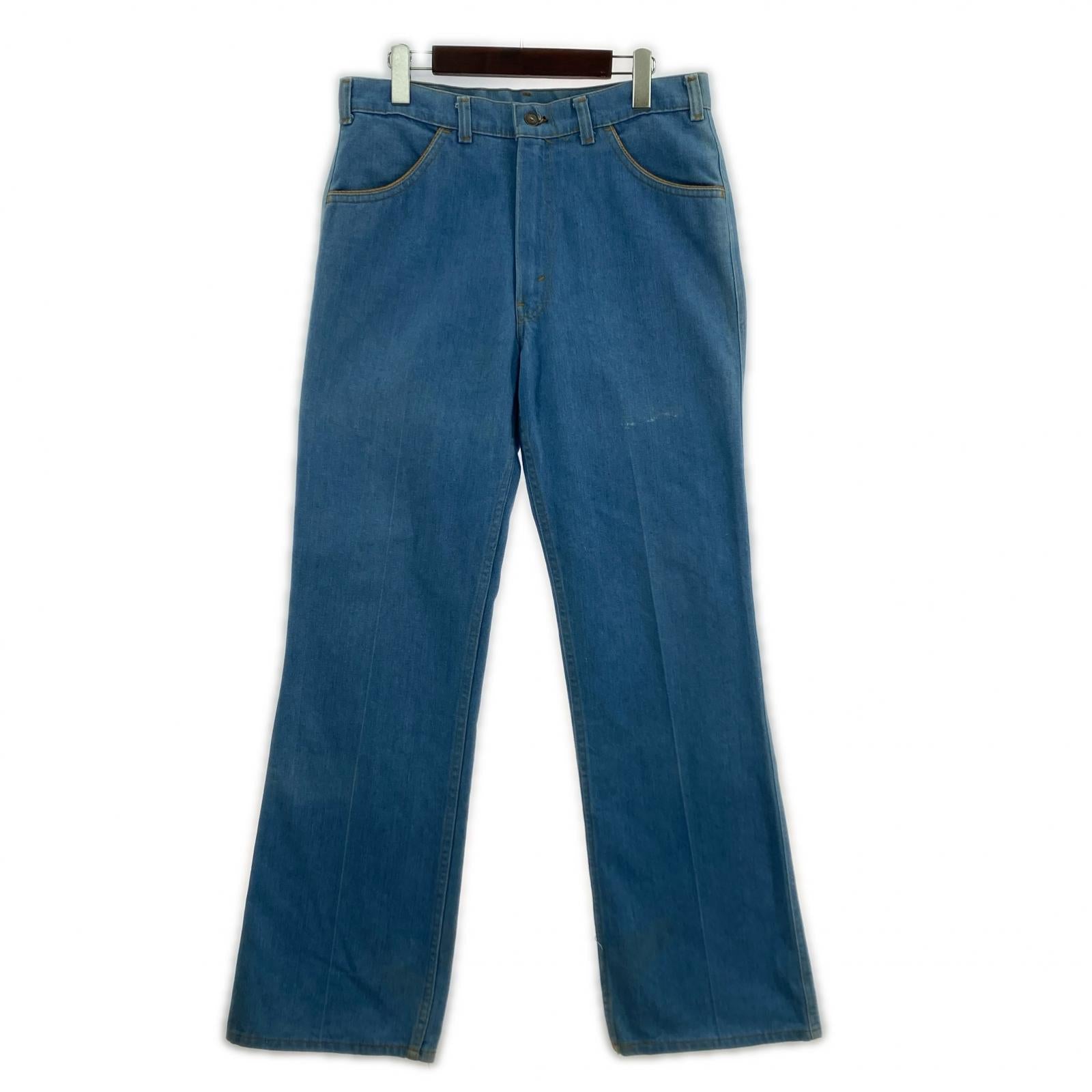 パンツ 80s 22515-5516 刻印14 W33 33 ブルー