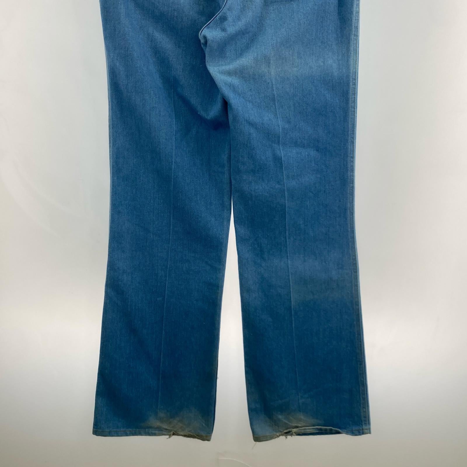 パンツ 80s 22515-5516 刻印14 W33 33 ブルー