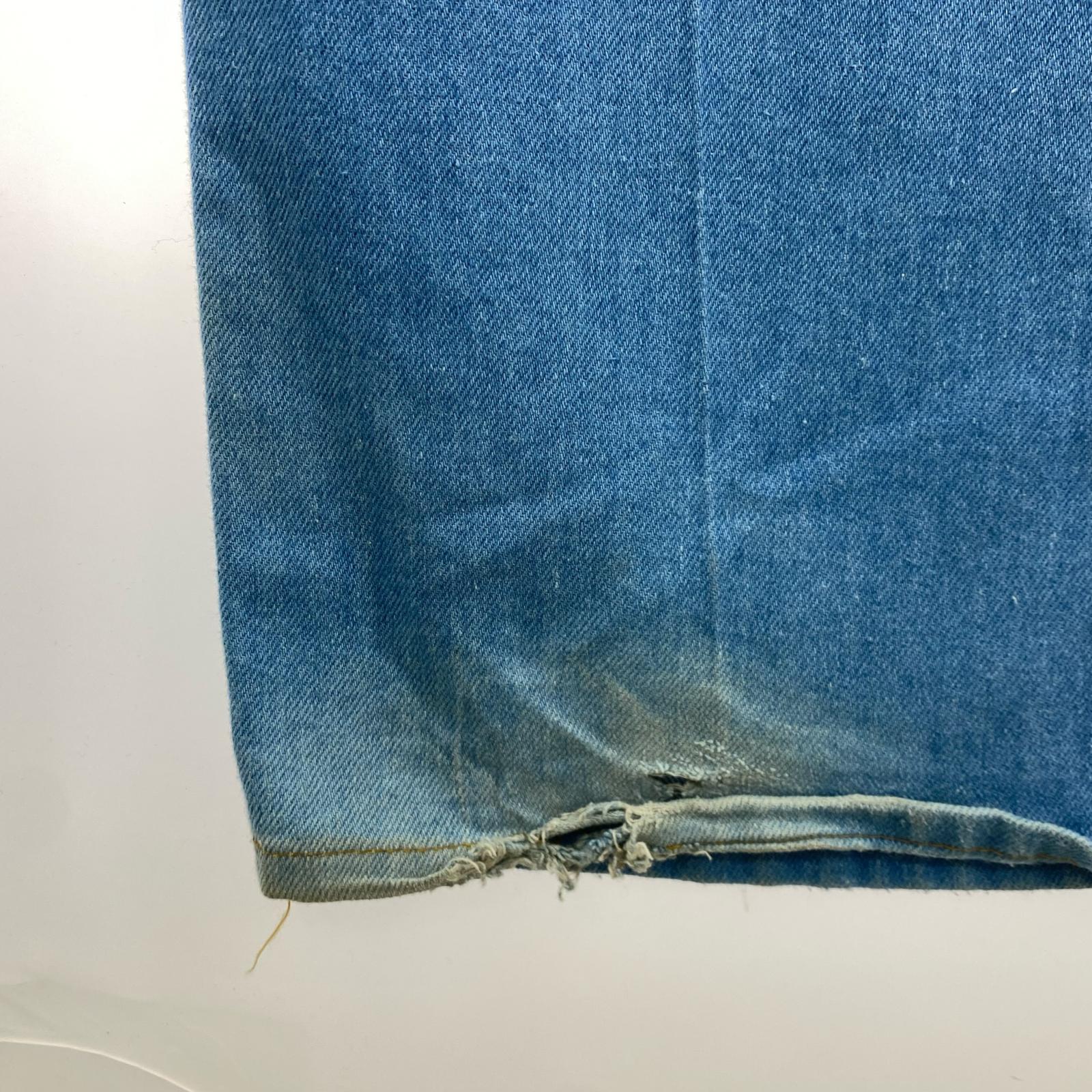 パンツ 80s 22515-5516 刻印14 W33 33 ブルー