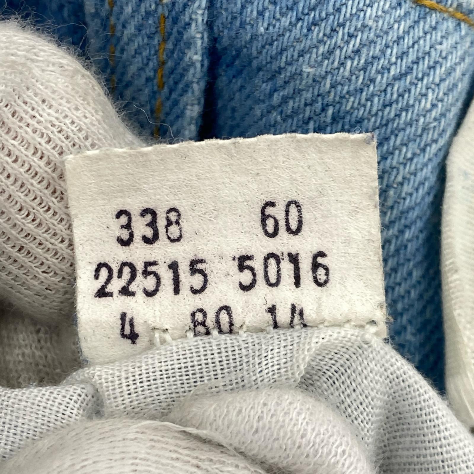 パンツ 80s 22515-5516 刻印14 W33 33 ブルー
