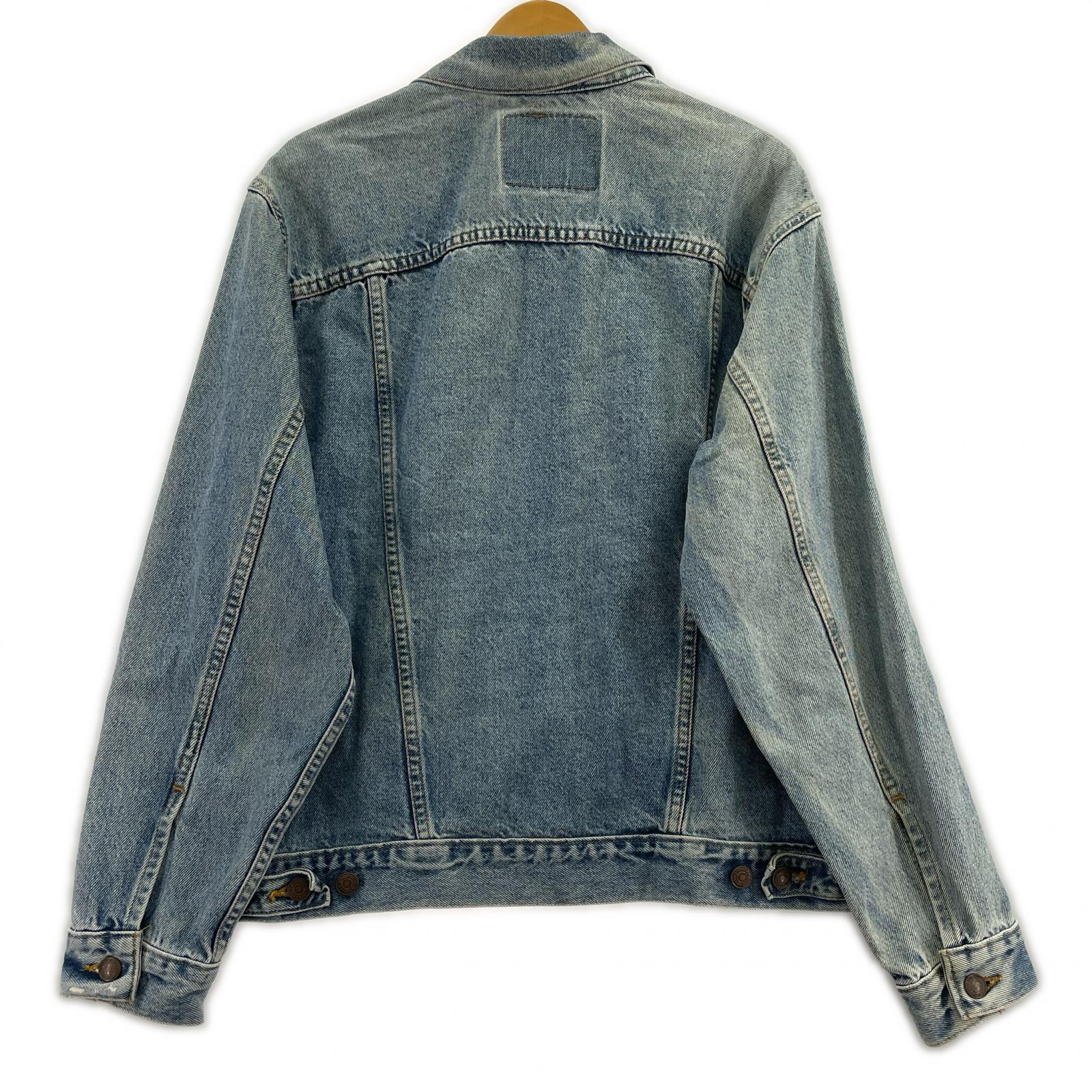 デニムジャケット 90s USA製 ボタン裏715 70507-0389 S ブルー