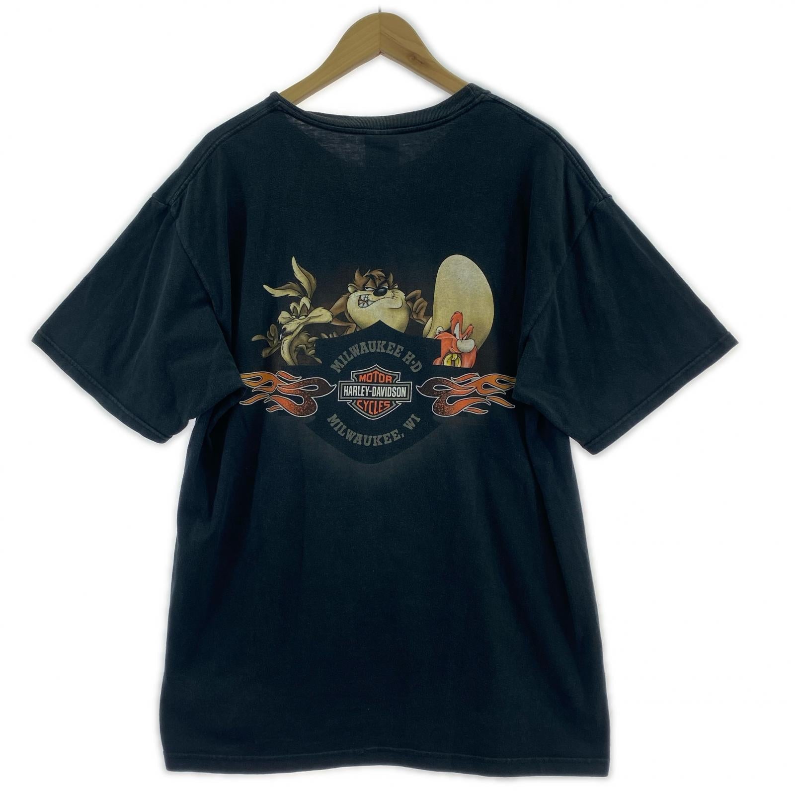 半袖Ｔシャツ USA製 ルーニーチューンンズ L ブラック