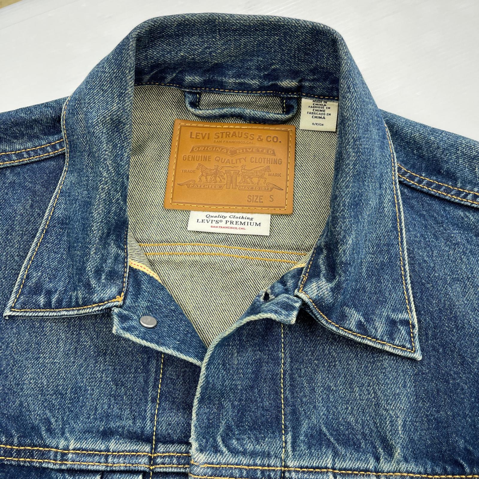 その他アウター Levi's EDIFICE 30th 別注 Type 1 Trucker Jacket S S ブルー