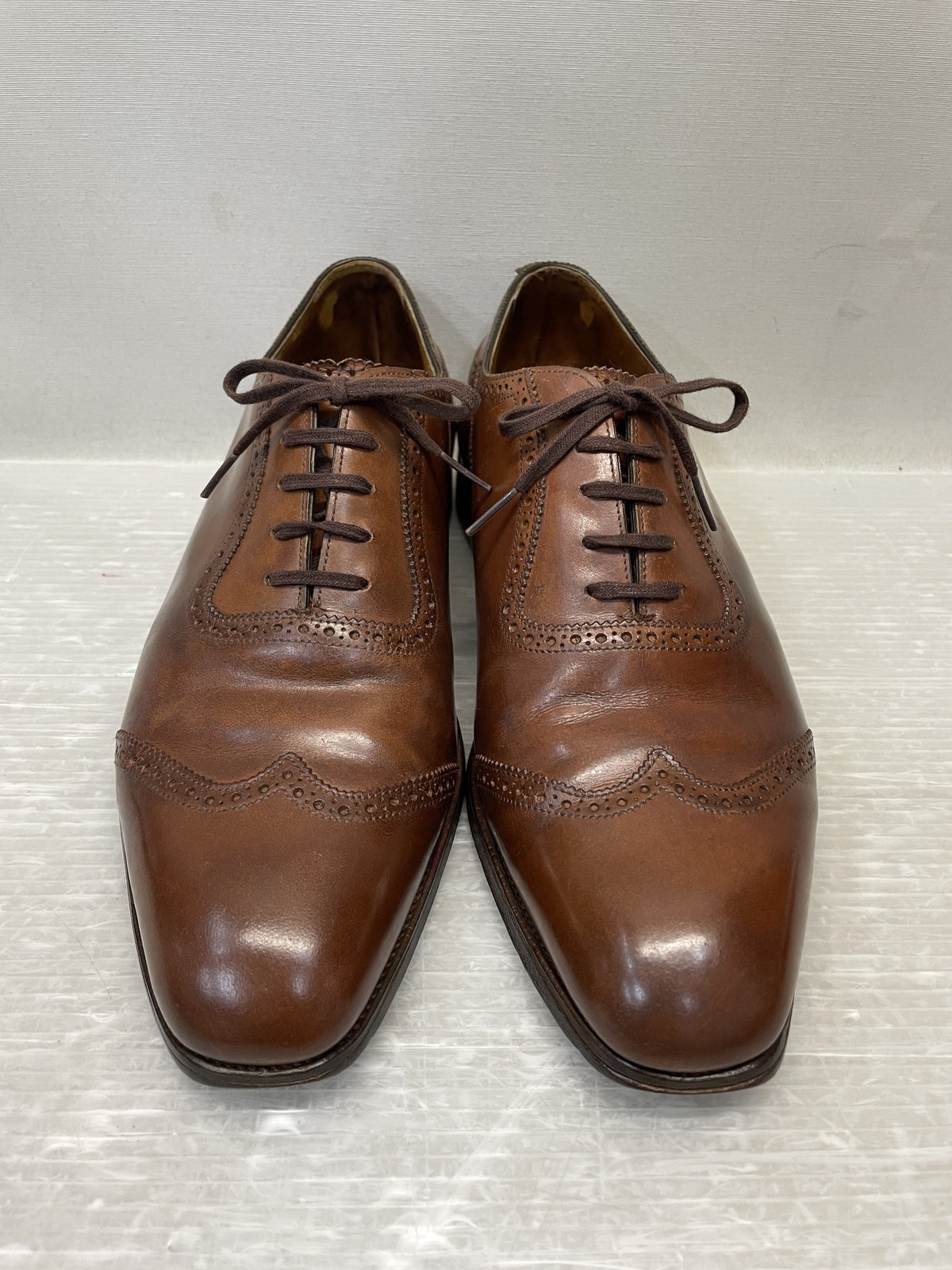 シューズ EDWARD GREEN メダリオンシューズ 8 1/2 ブラウン