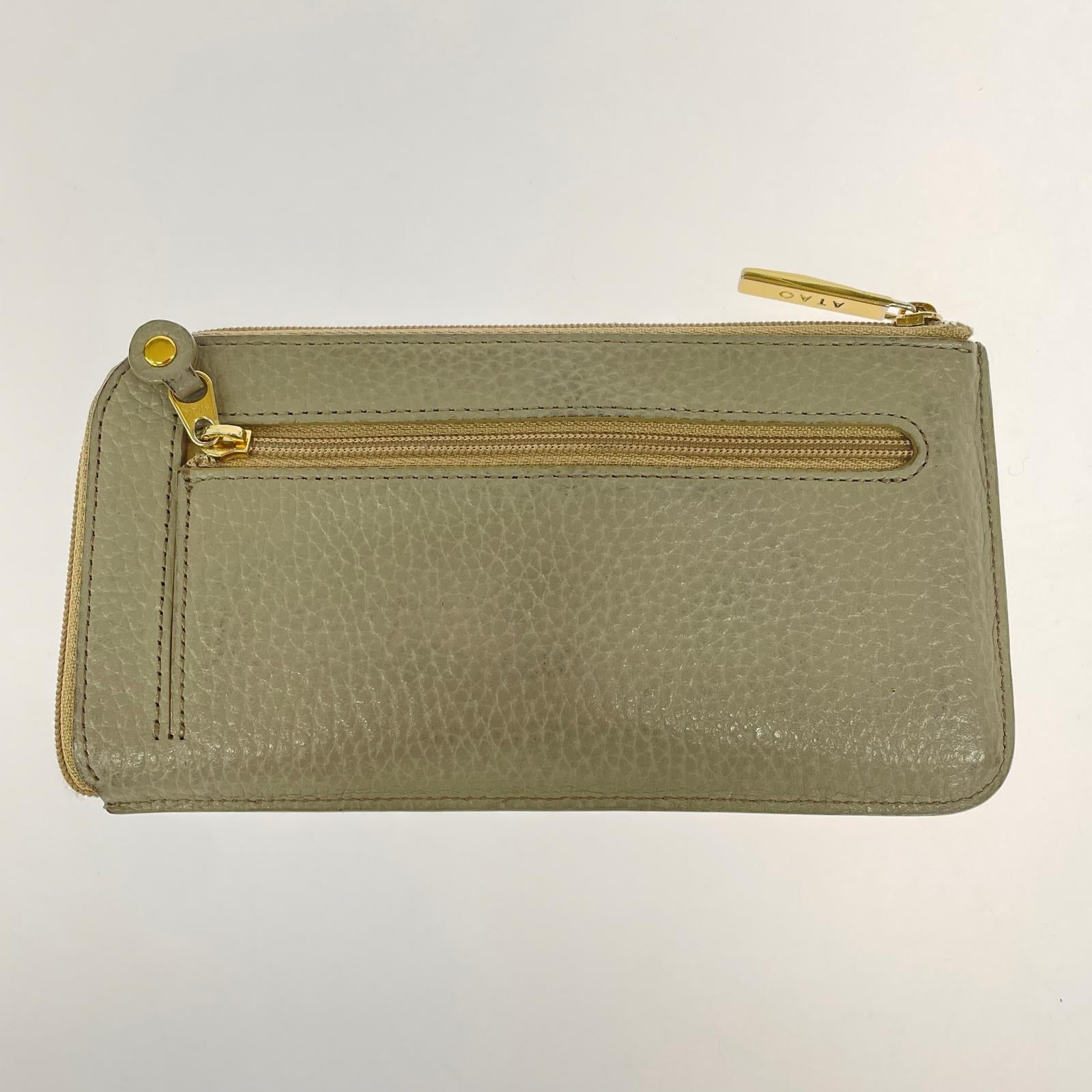 長財布 ATAO/アミュレット・ケリー/GRY グレー