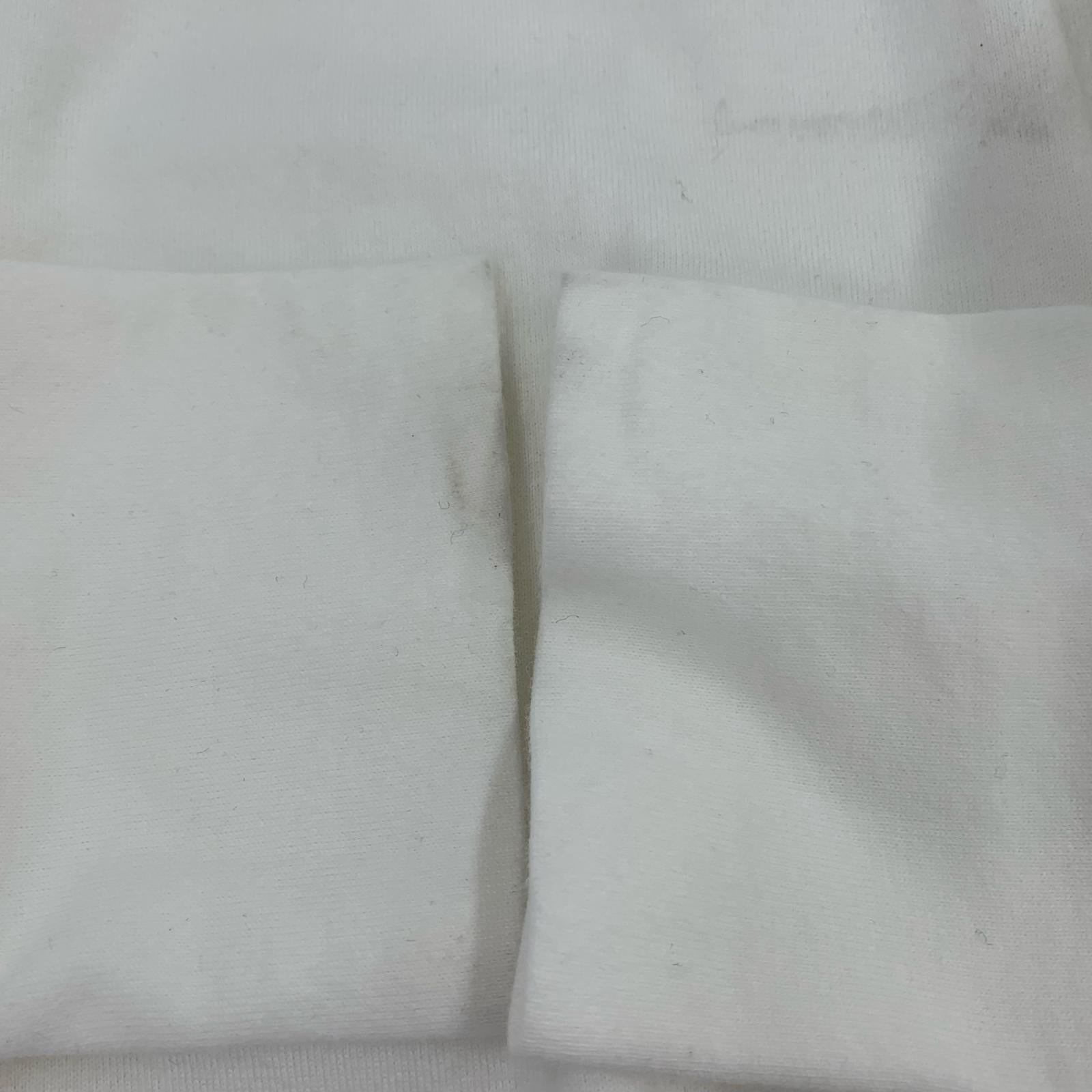 長袖Ｔシャツ COMME des GARCONS HOMME 90s 銀タグ 田中オム プリント モックネックL/Sカットソー ホワイト ホワイト