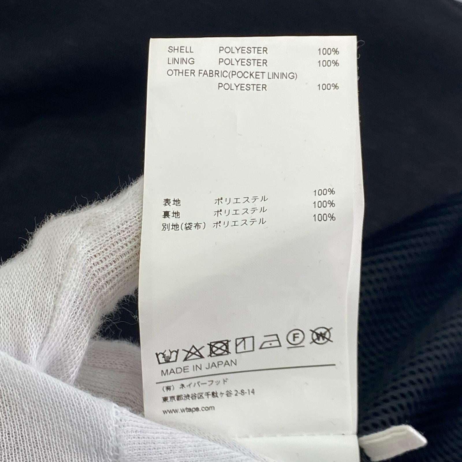 ジャケット 3SS TRACK/JACKET/POLY.TWILL.WUT ブラック