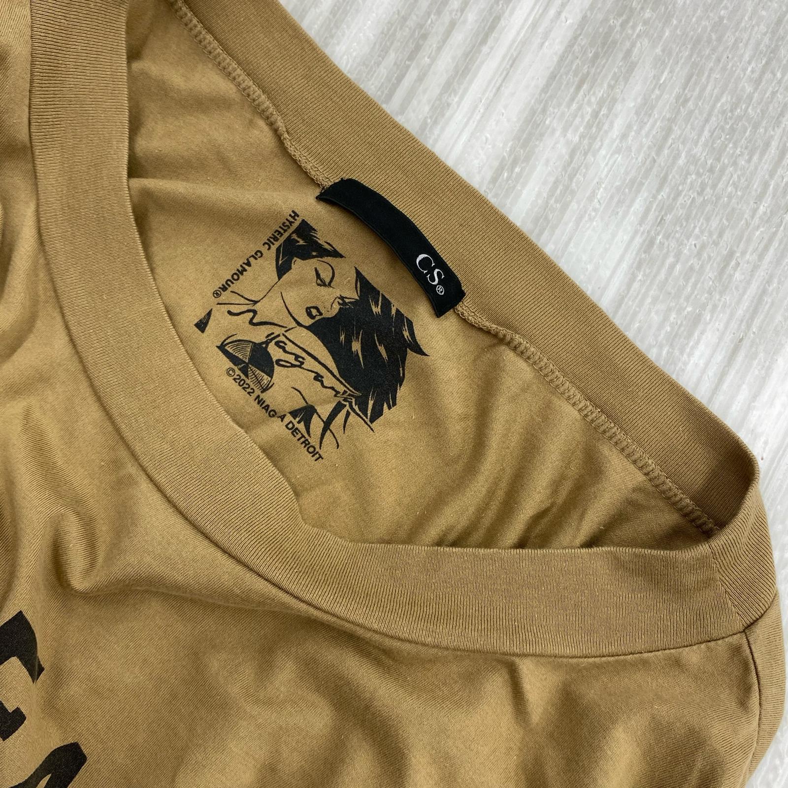 長袖Ｔシャツ NIAGARA/BUT I'M HAPPYオーバーサイズTシャツ(F)茶 ブラウン